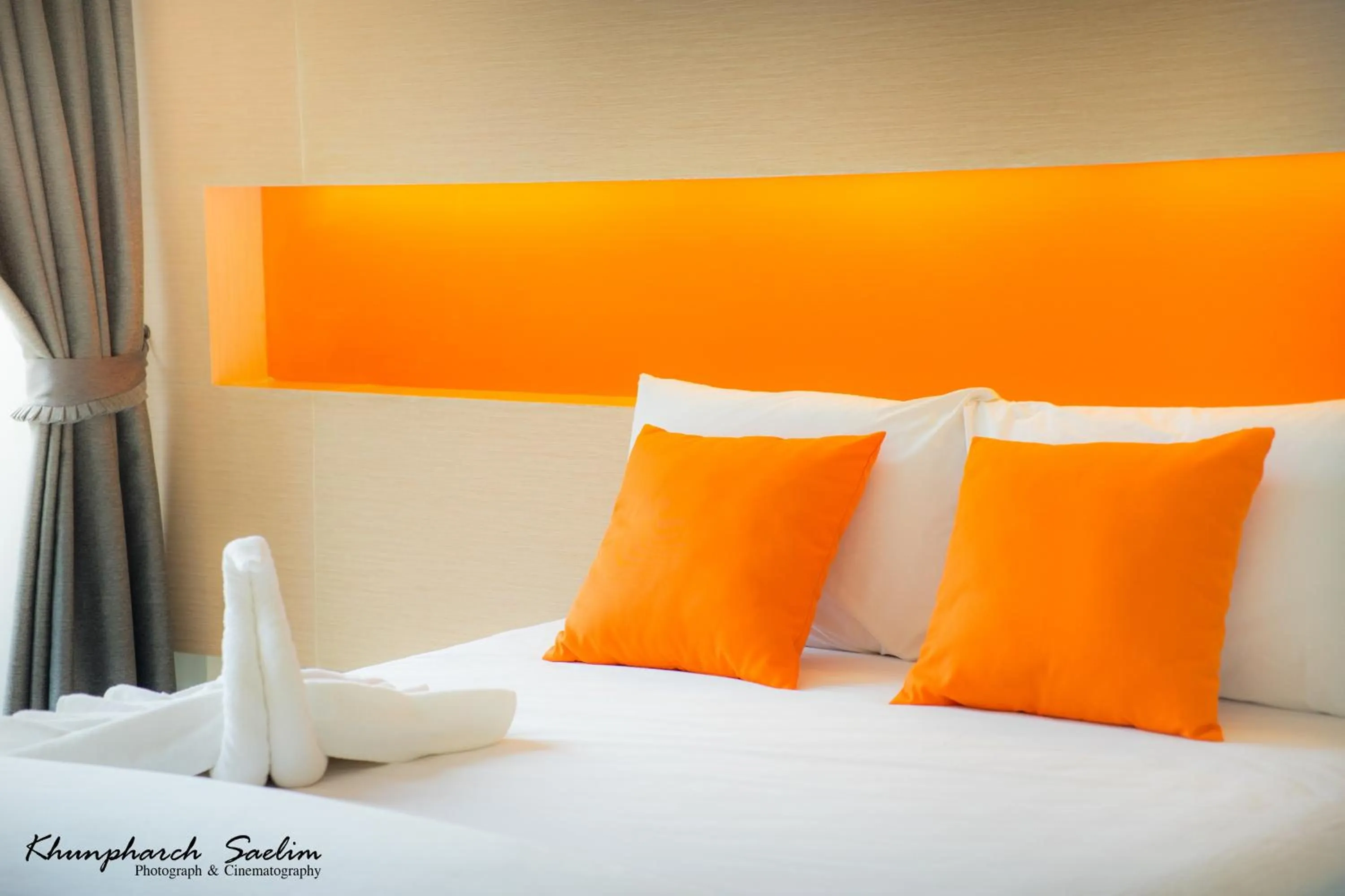 Decorative detail, Bed in The Lephant Hotel