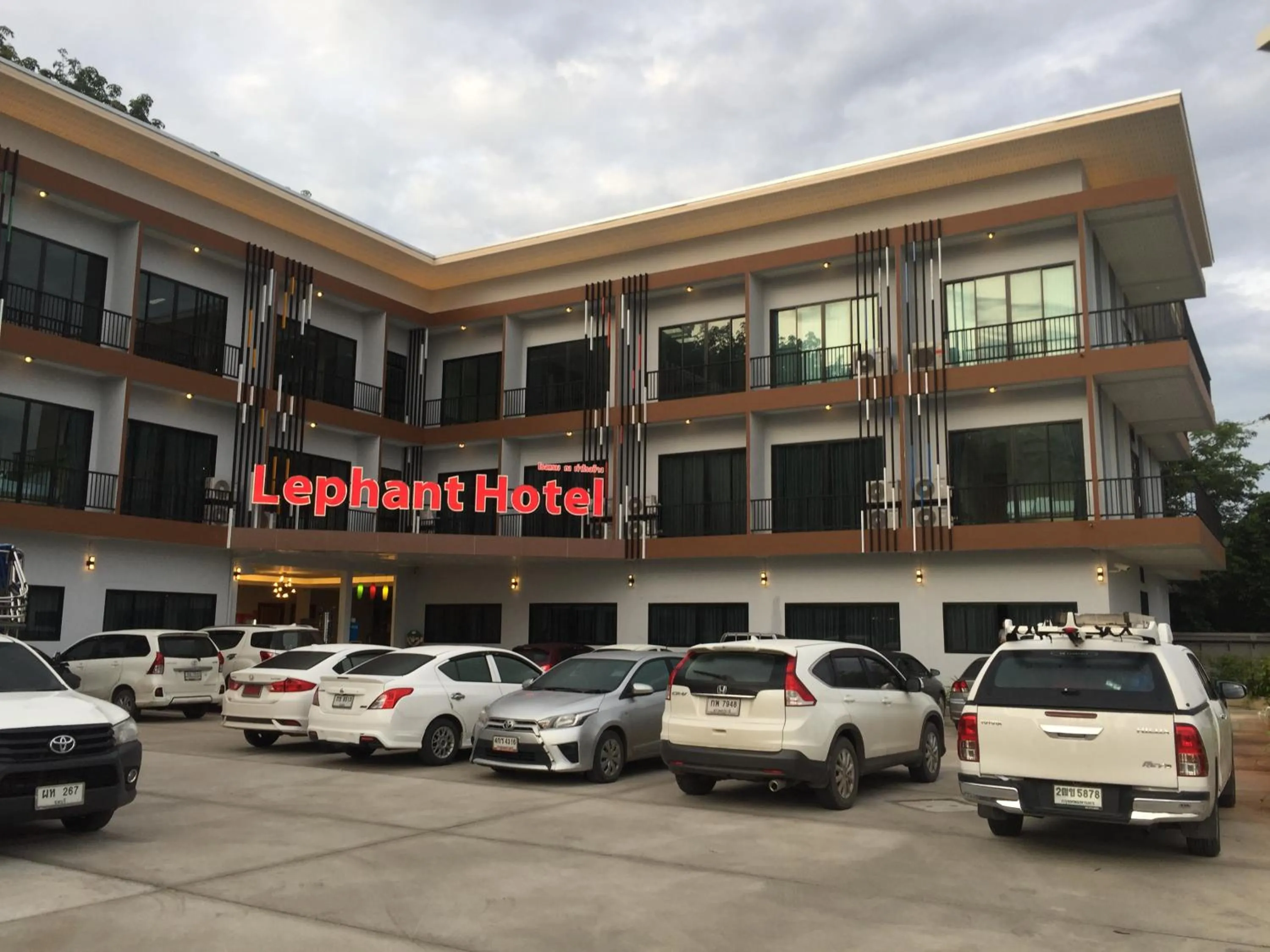 Facade/entrance in The Lephant Hotel