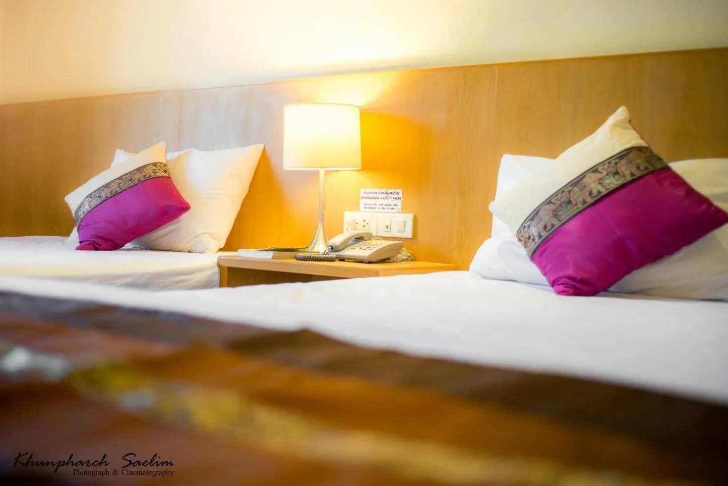 Bed in The Lephant Hotel