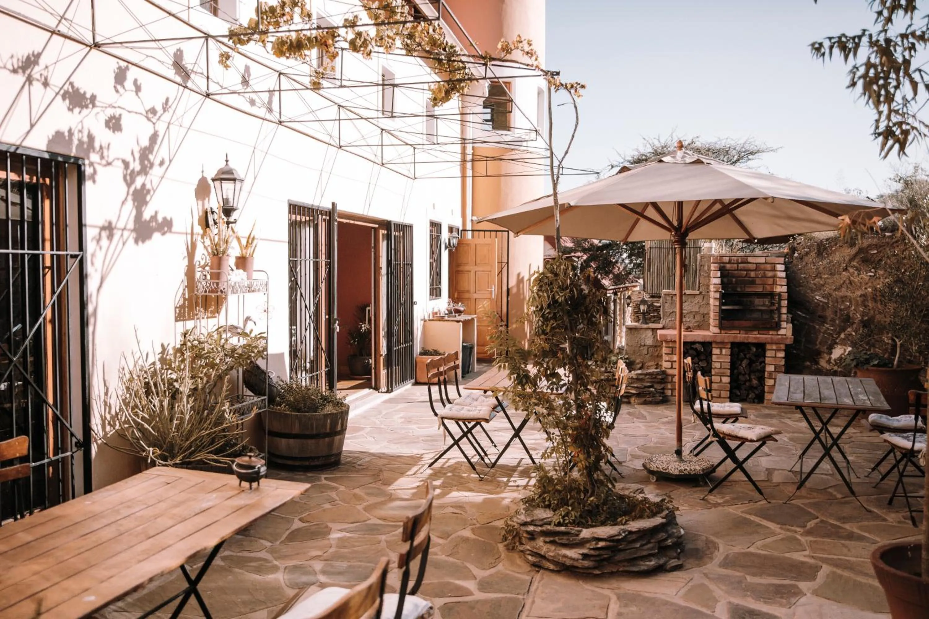 Patio in Ti Melen Boutique Guesthouse