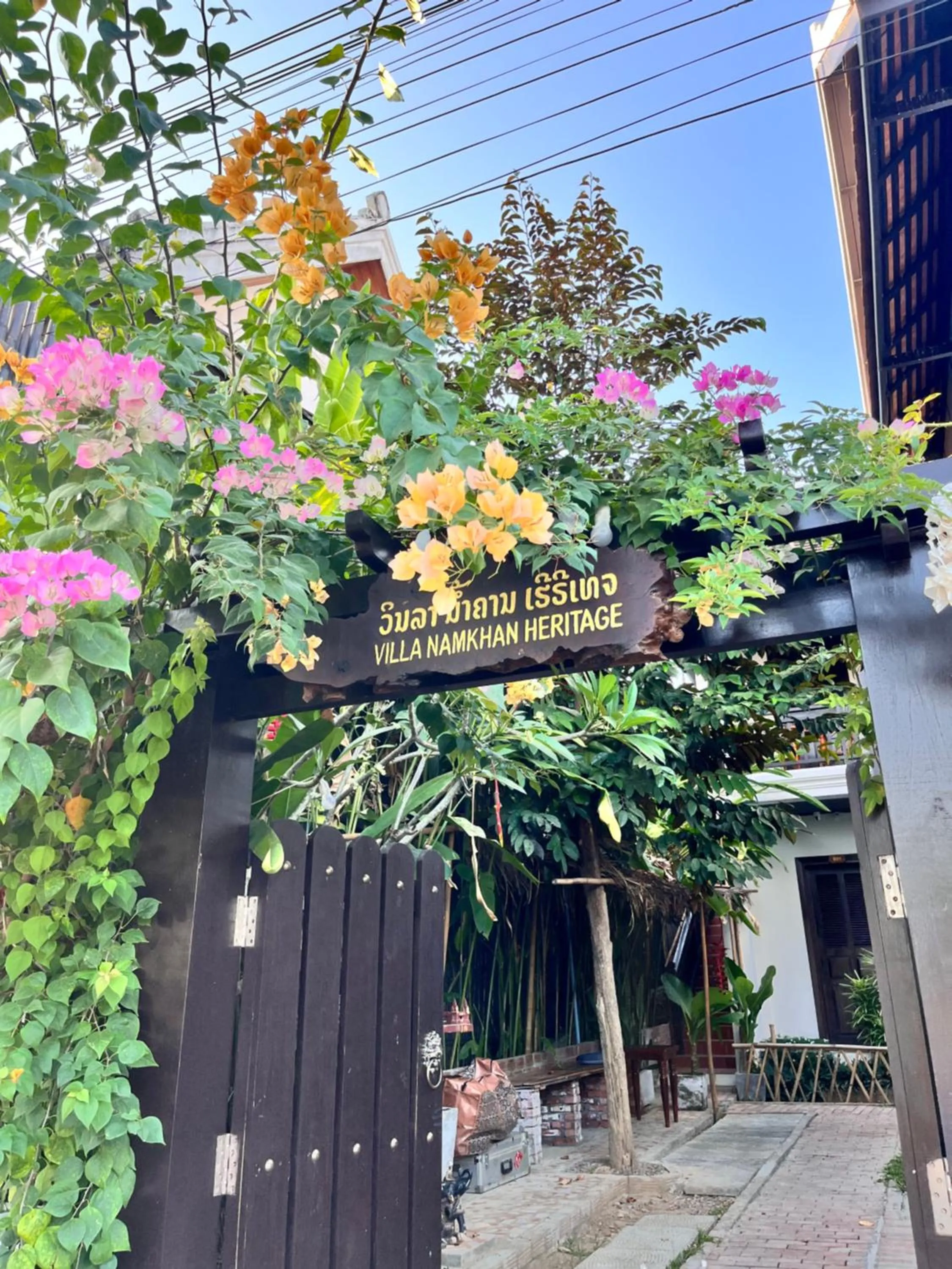 Property building in Villa Namkhan Heritage