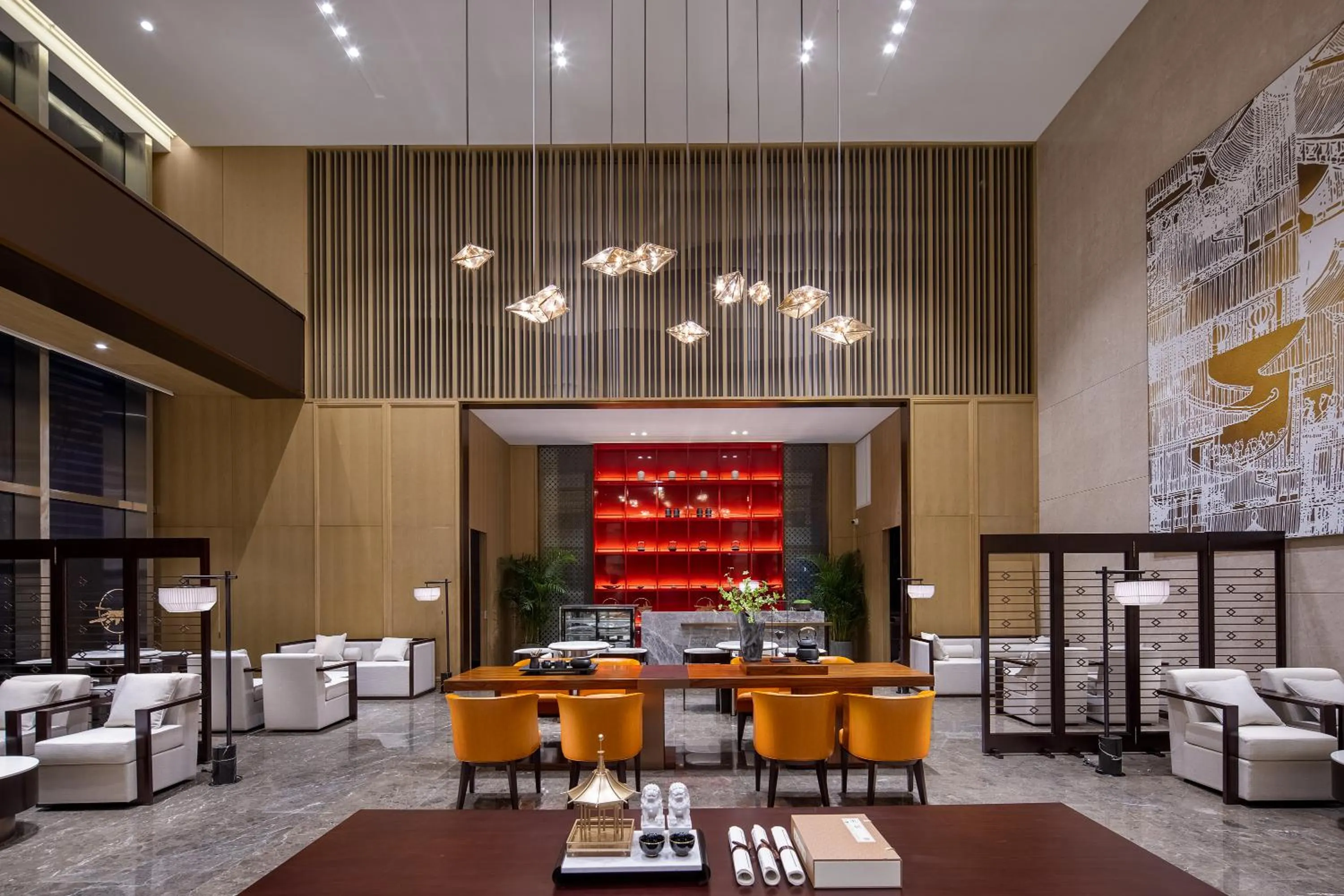 Lobby or reception in Metropark Hotel Wuhan