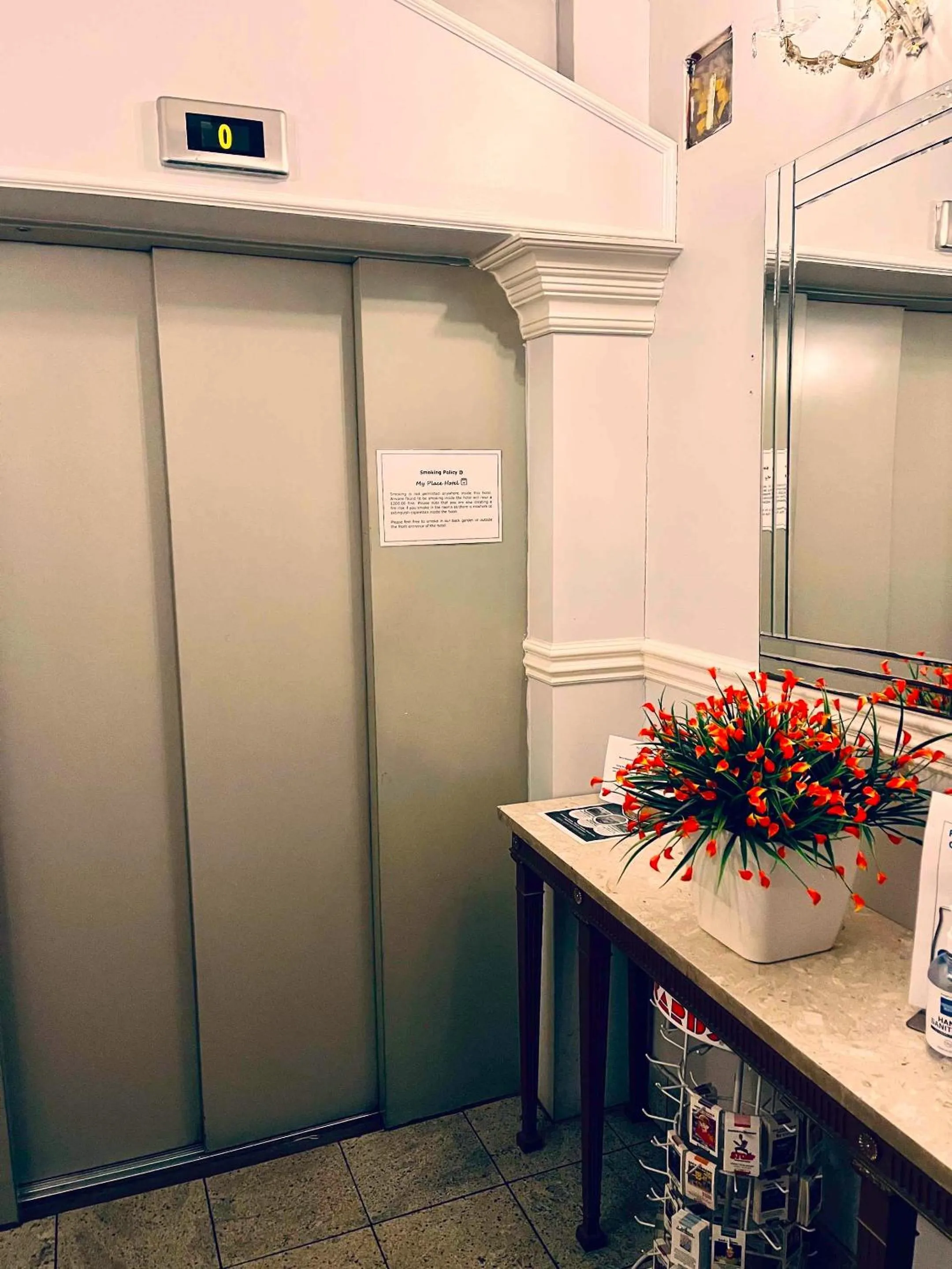 elevator in My Place Hotel