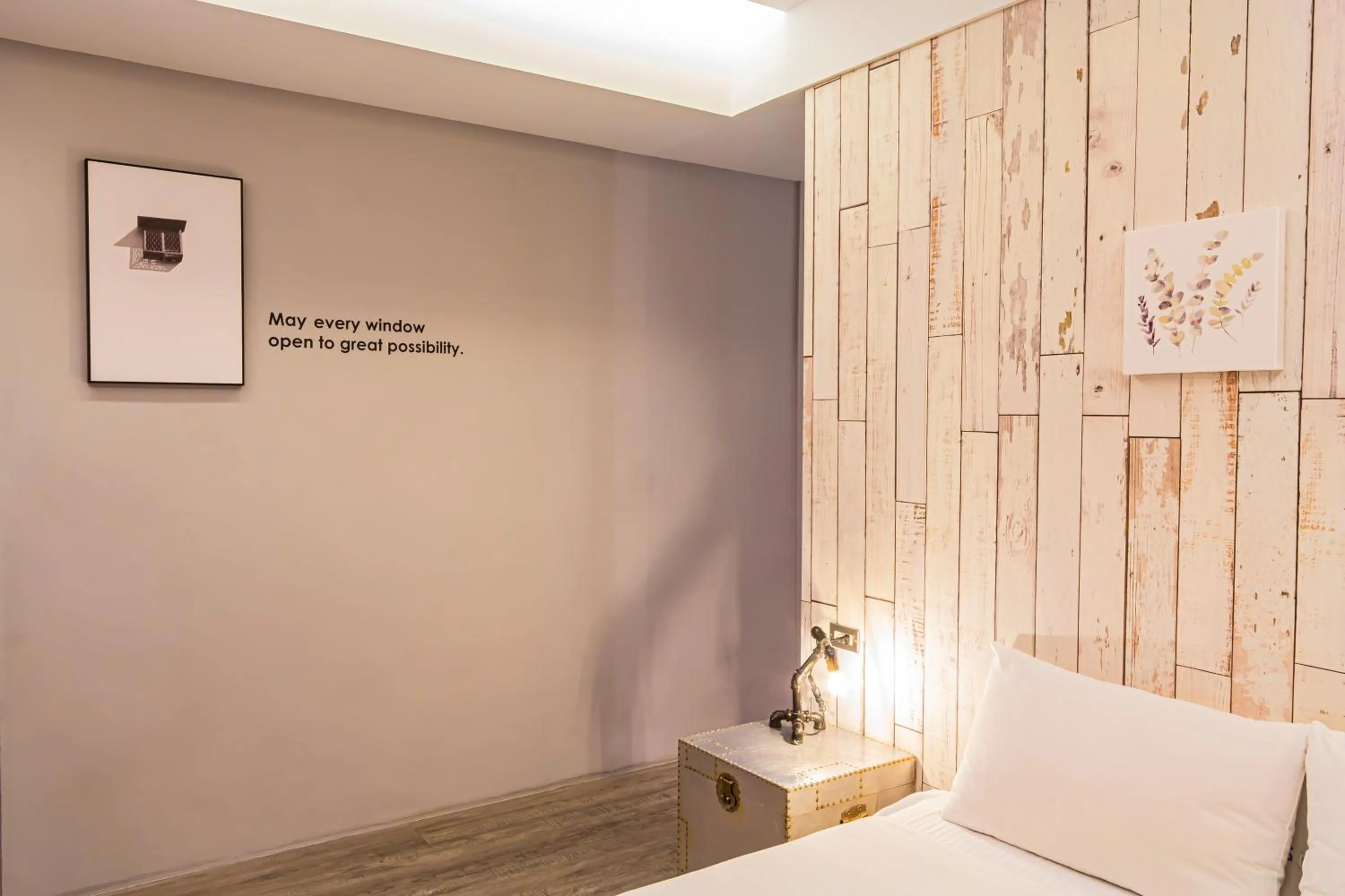 Decorative detail, Bed in 仁愛小公館-市區近東大門