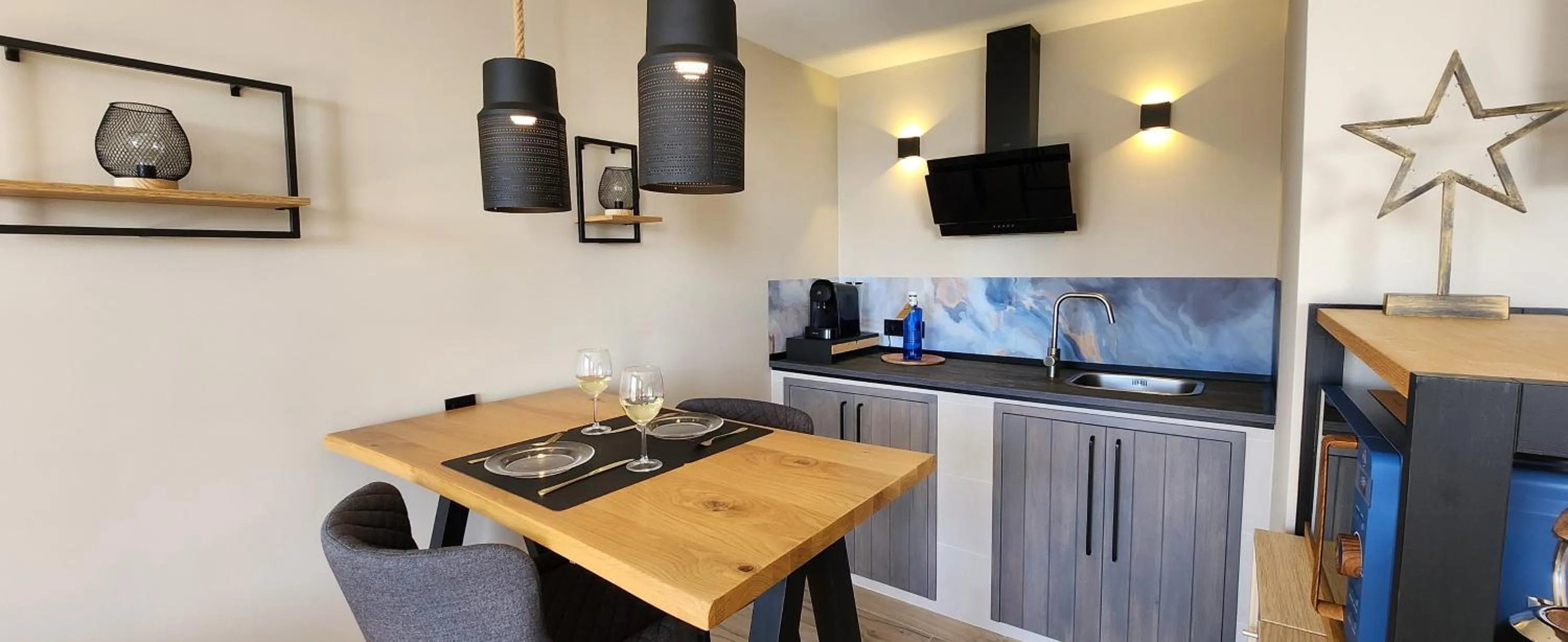 Kitchen or kitchenette in Las estrellas del duende