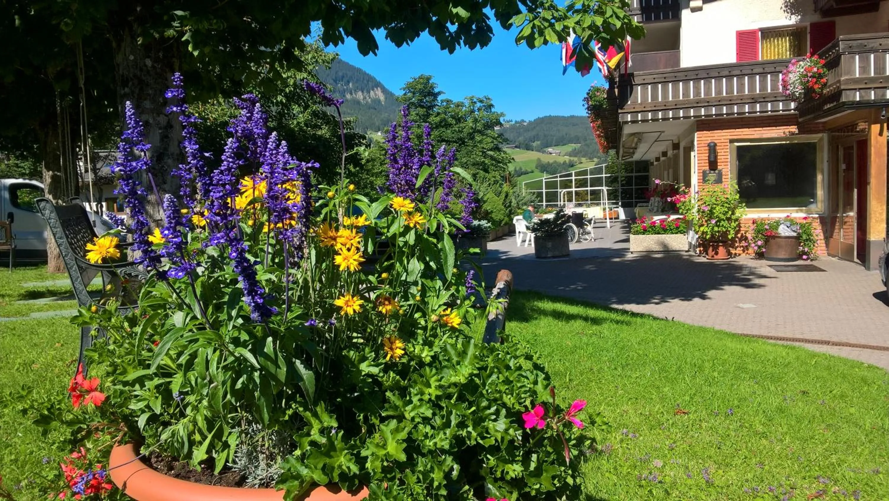 Garden in Hotel Rodes