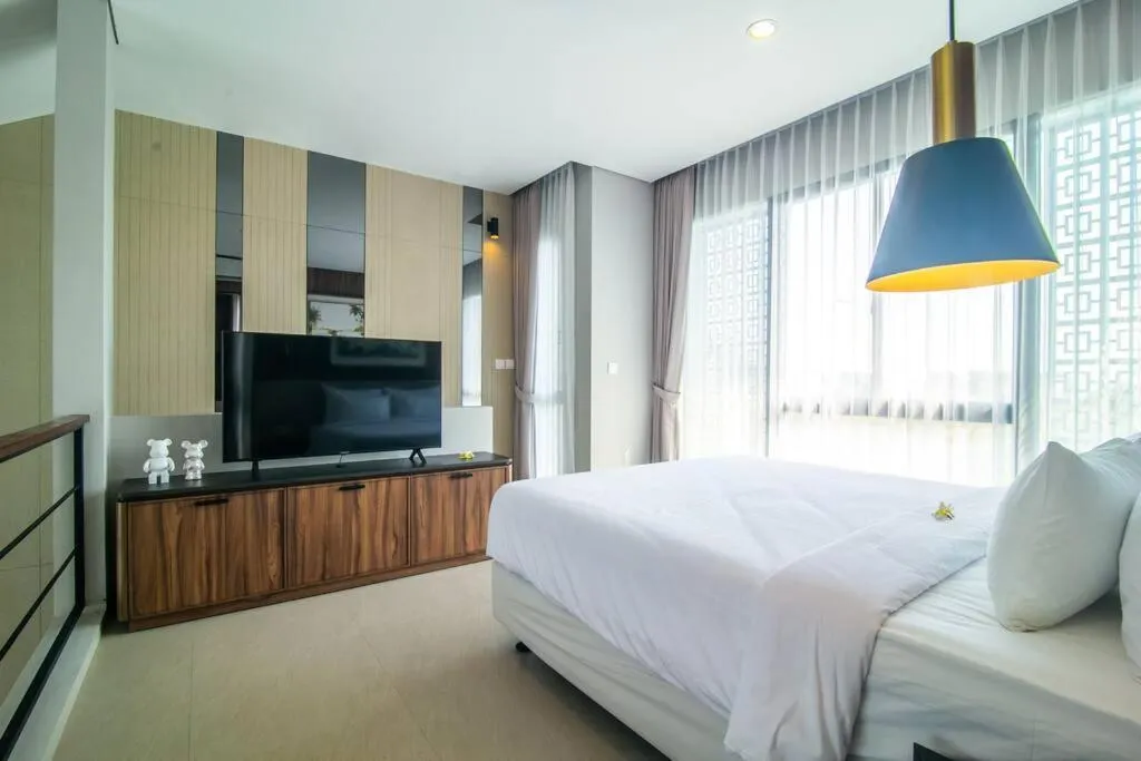 Bed in De'Kunyit Villa