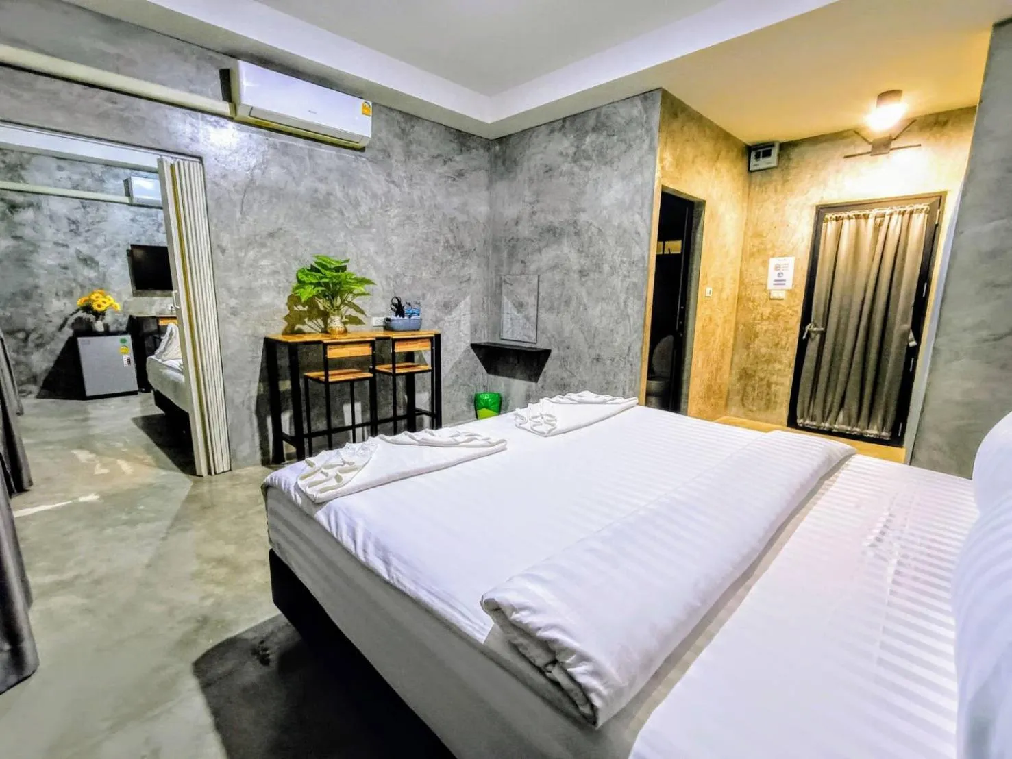 Bed in The Loftel Resort