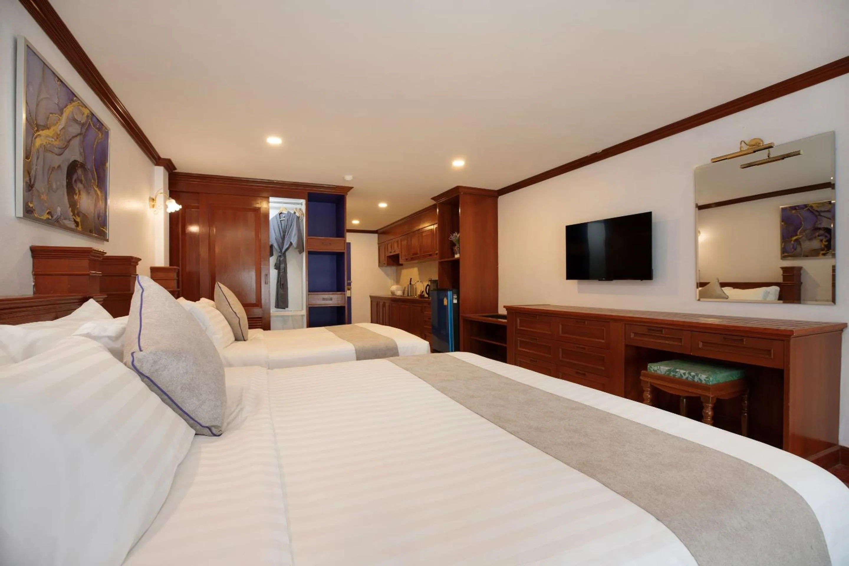Bed in Aspira Resort Klong Muang Krabi