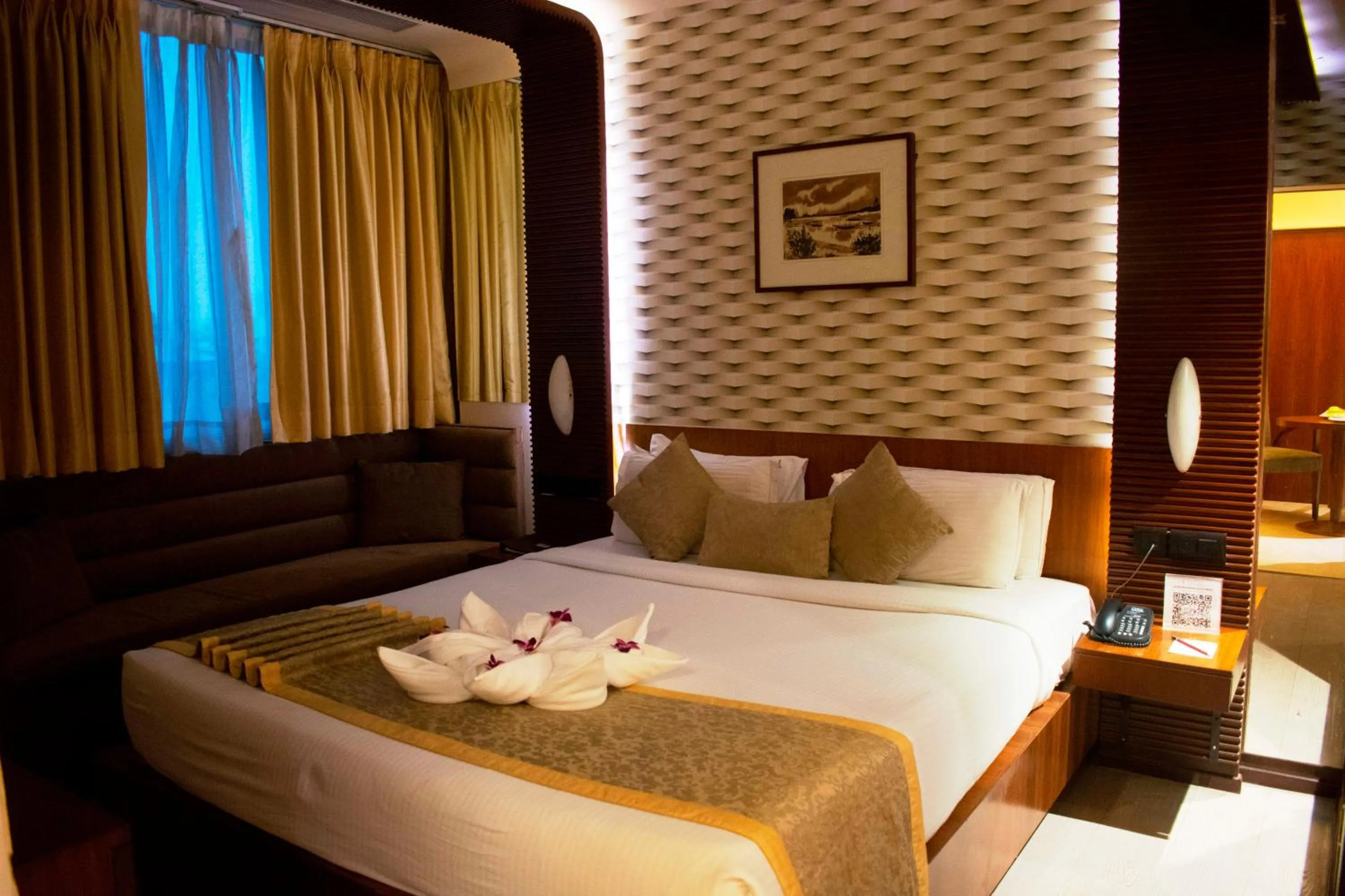 Bed in Regenta Orkos Kolkata by Royal Orchid Hotels Limited