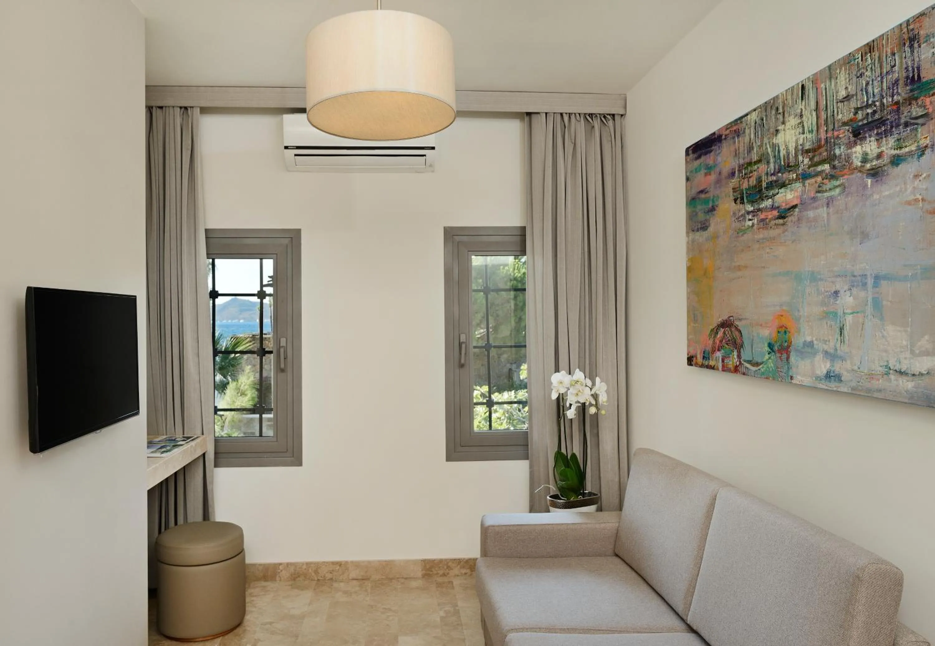 Living room in Yalikavak Marina Garden Hotel