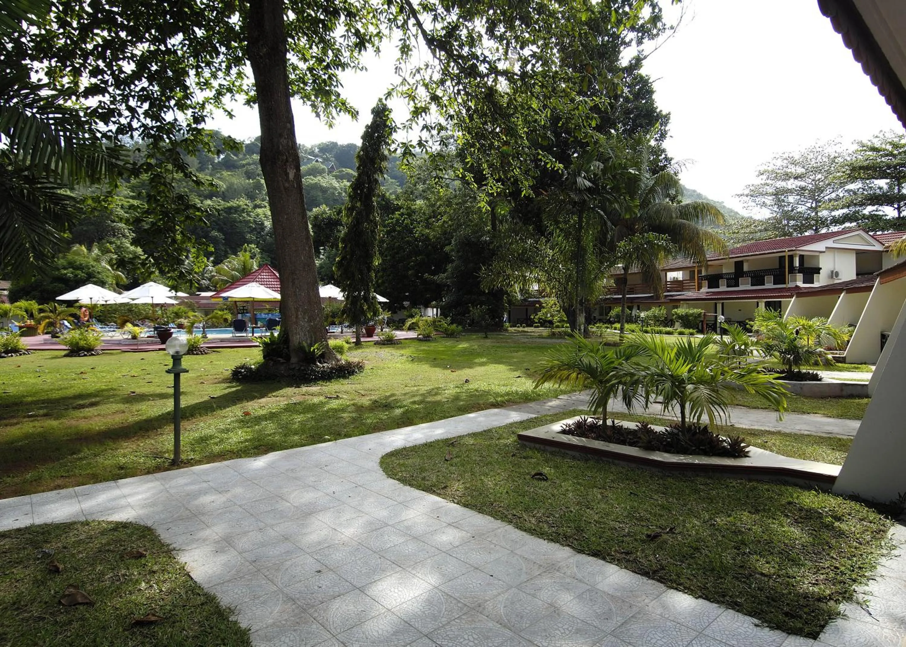 Swimming pool in Berjaya Praslin Resort
