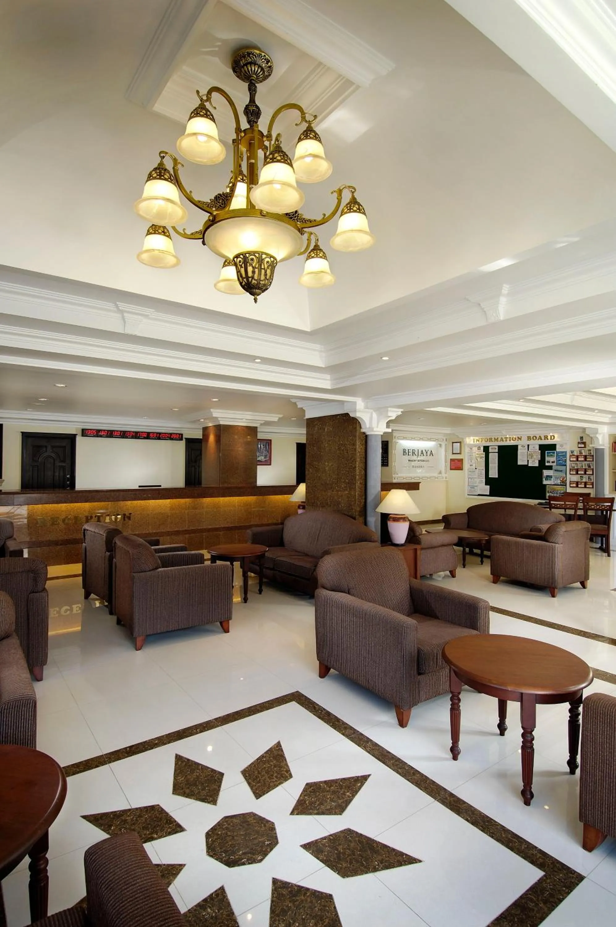 Lobby or reception in Berjaya Praslin Resort