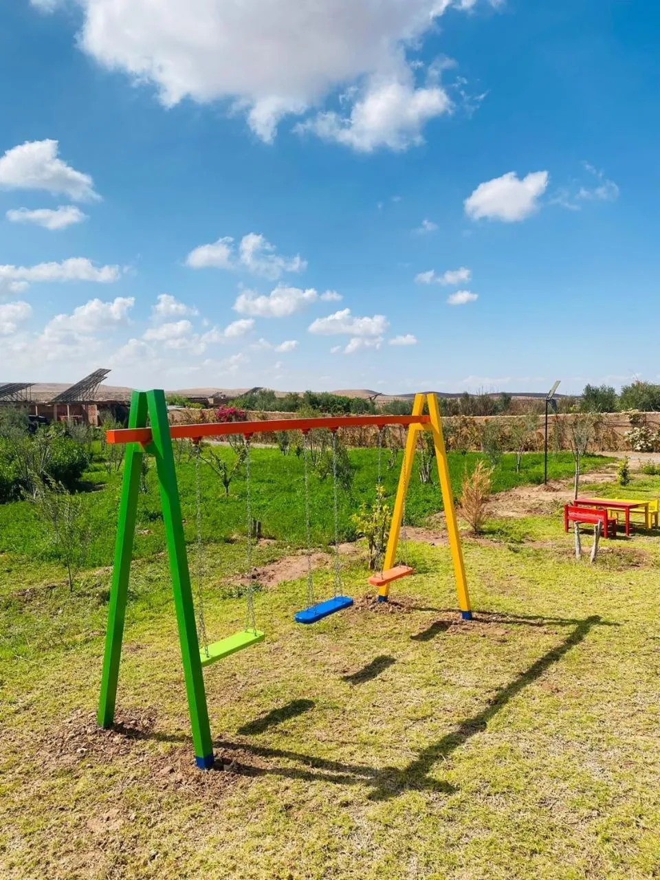 Children play ground in Family Village Marrakech
