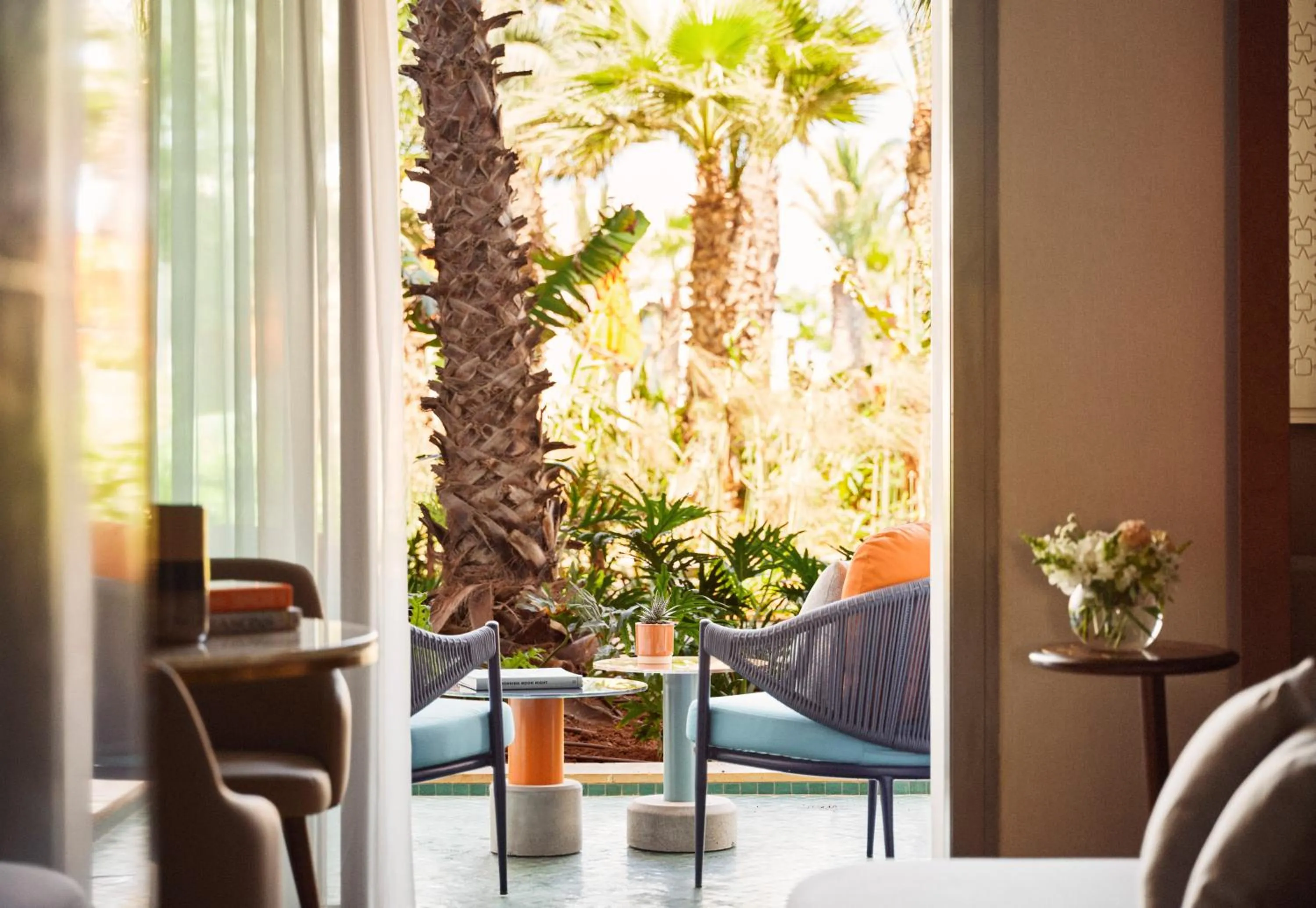 Garden in Four Seasons Hotel Rabat at Kasr Al Bahr