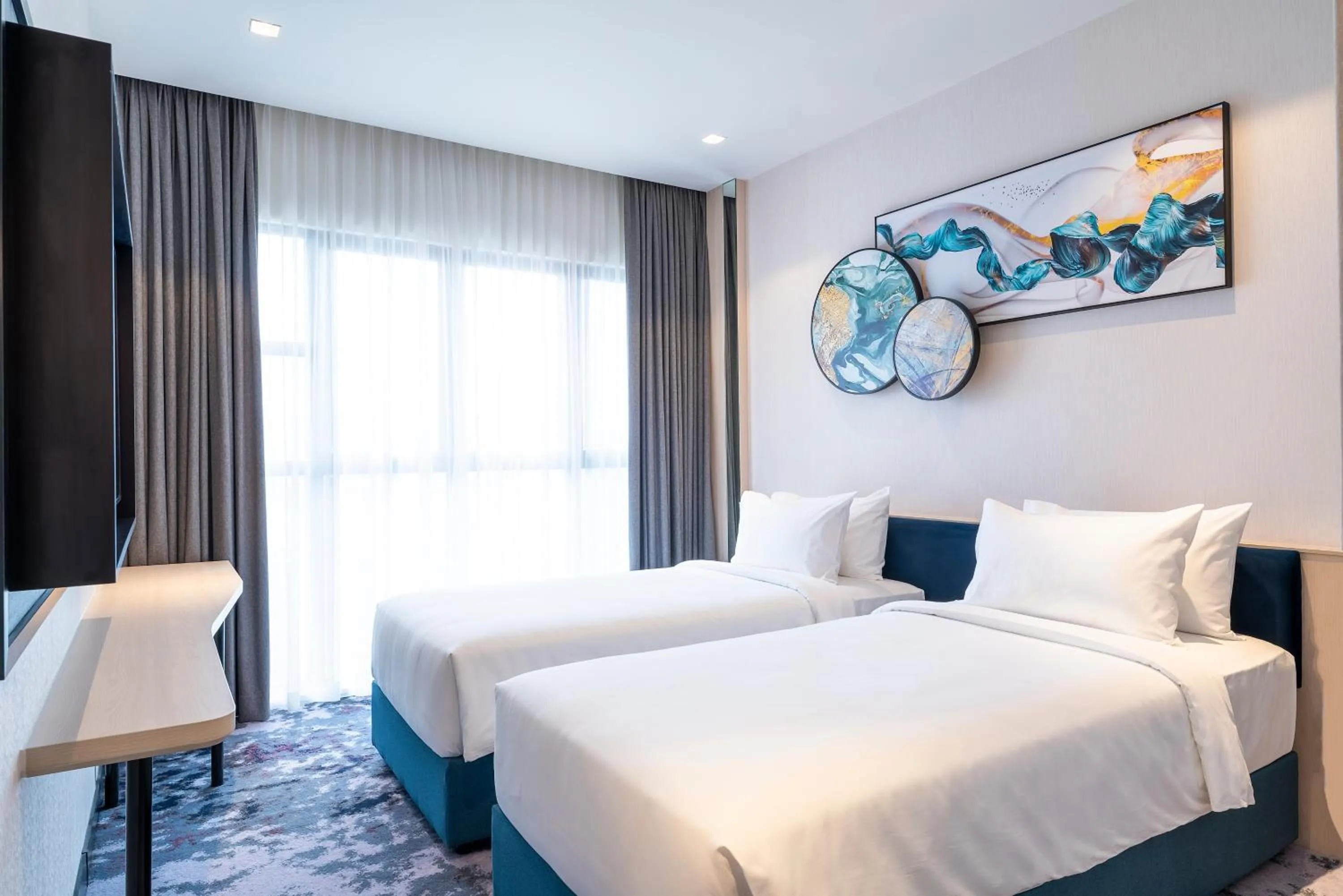 Bed in Mercure Kuala Lumpur Trion