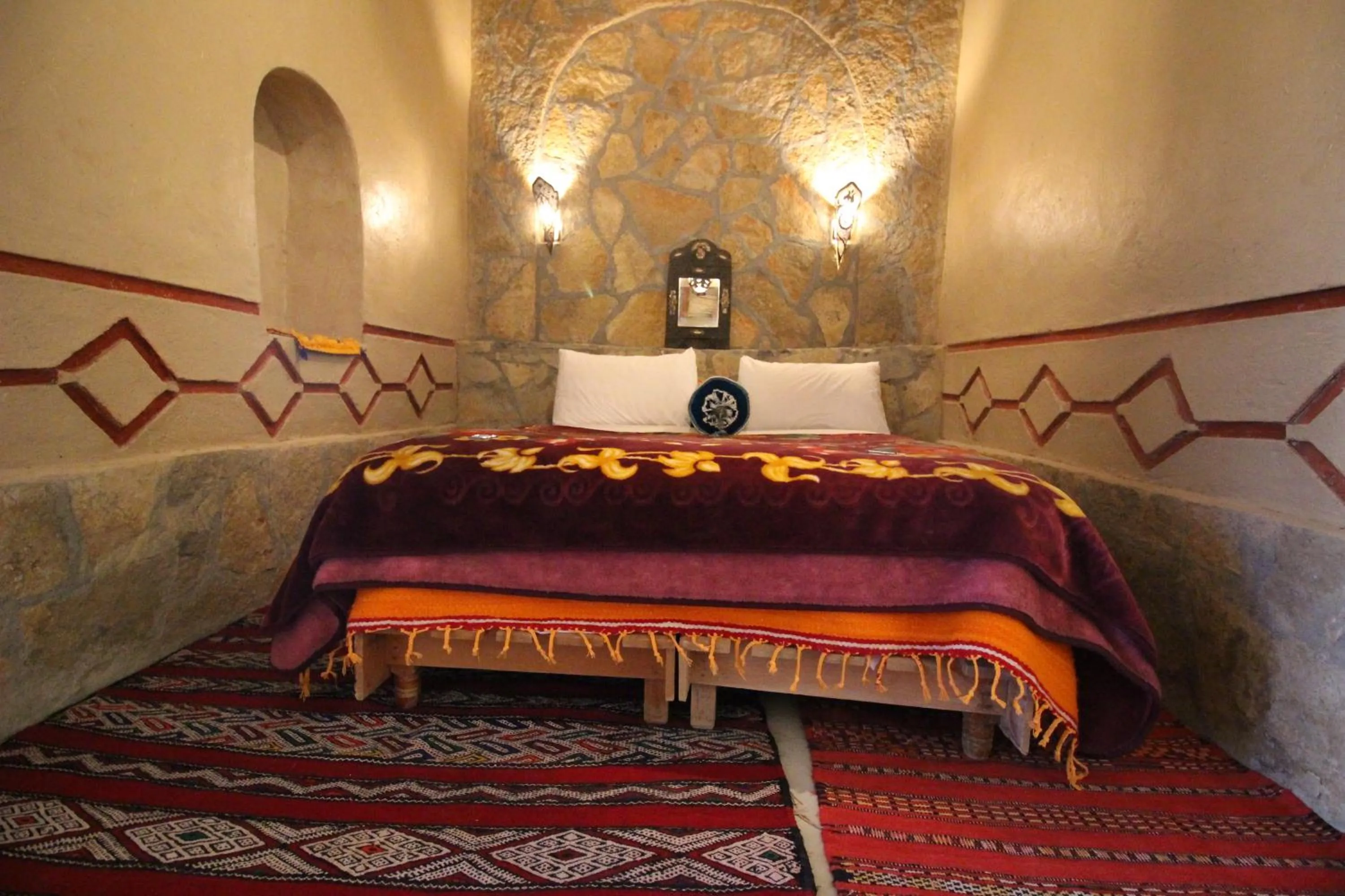 Bed in Auberge Ibrahim