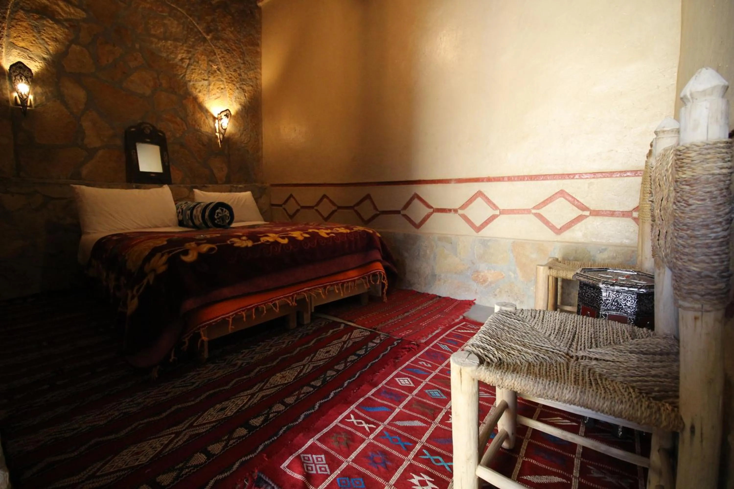 Bed in Auberge Ibrahim