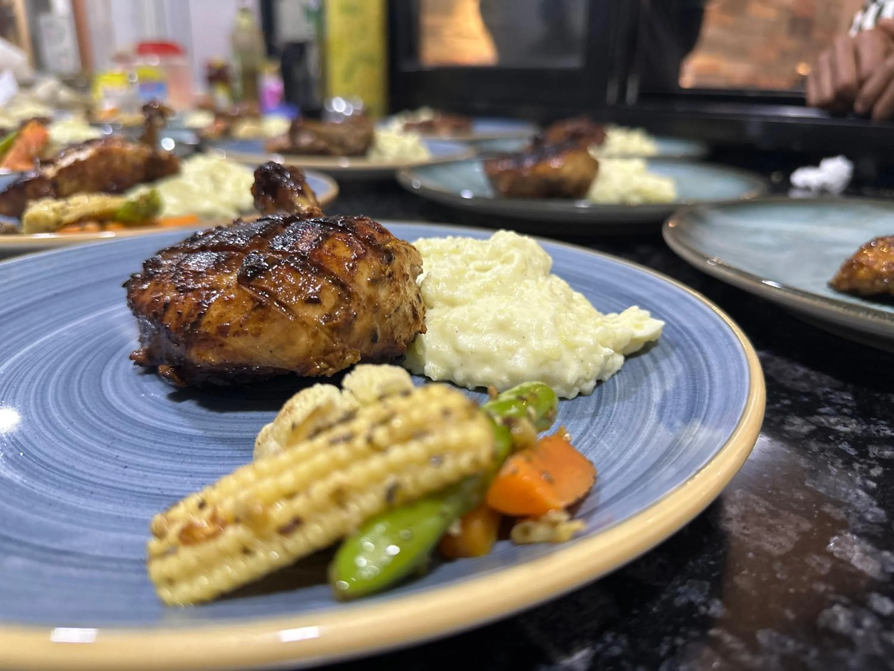 Food in Lumbini Five Elements Hotel