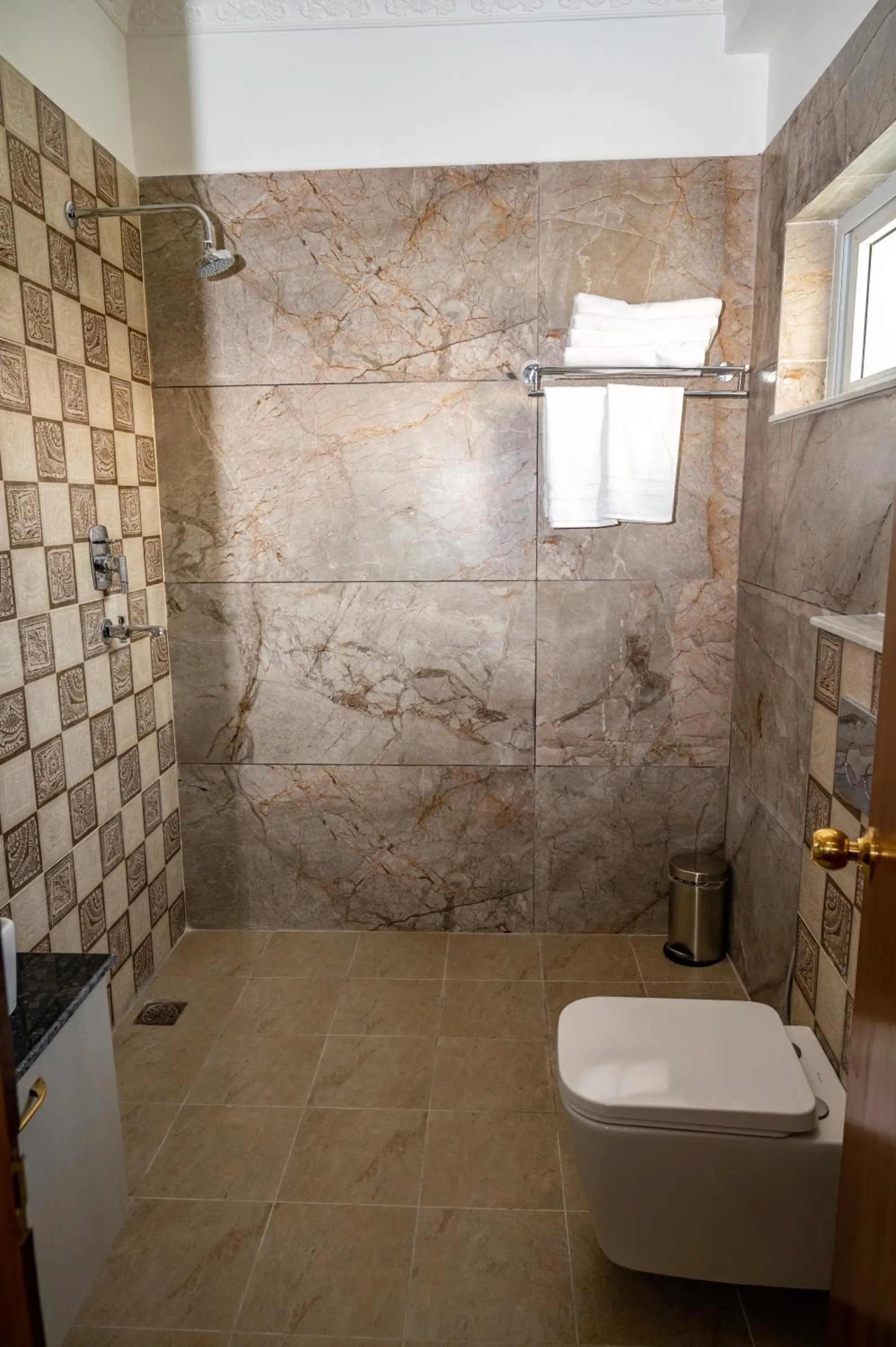 fireplace in Lumbini Five Elements Hotel