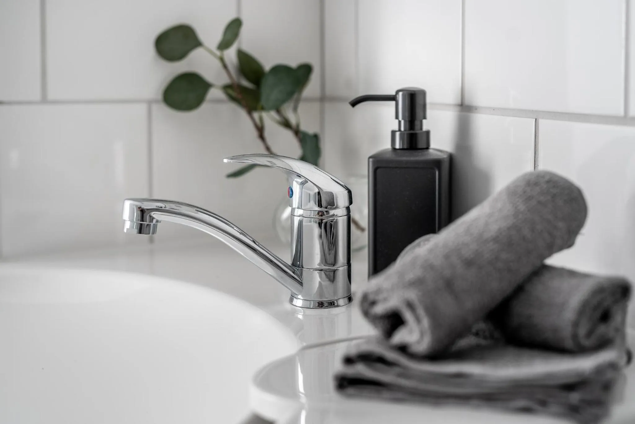 Bathroom in Waterfront Cabins
