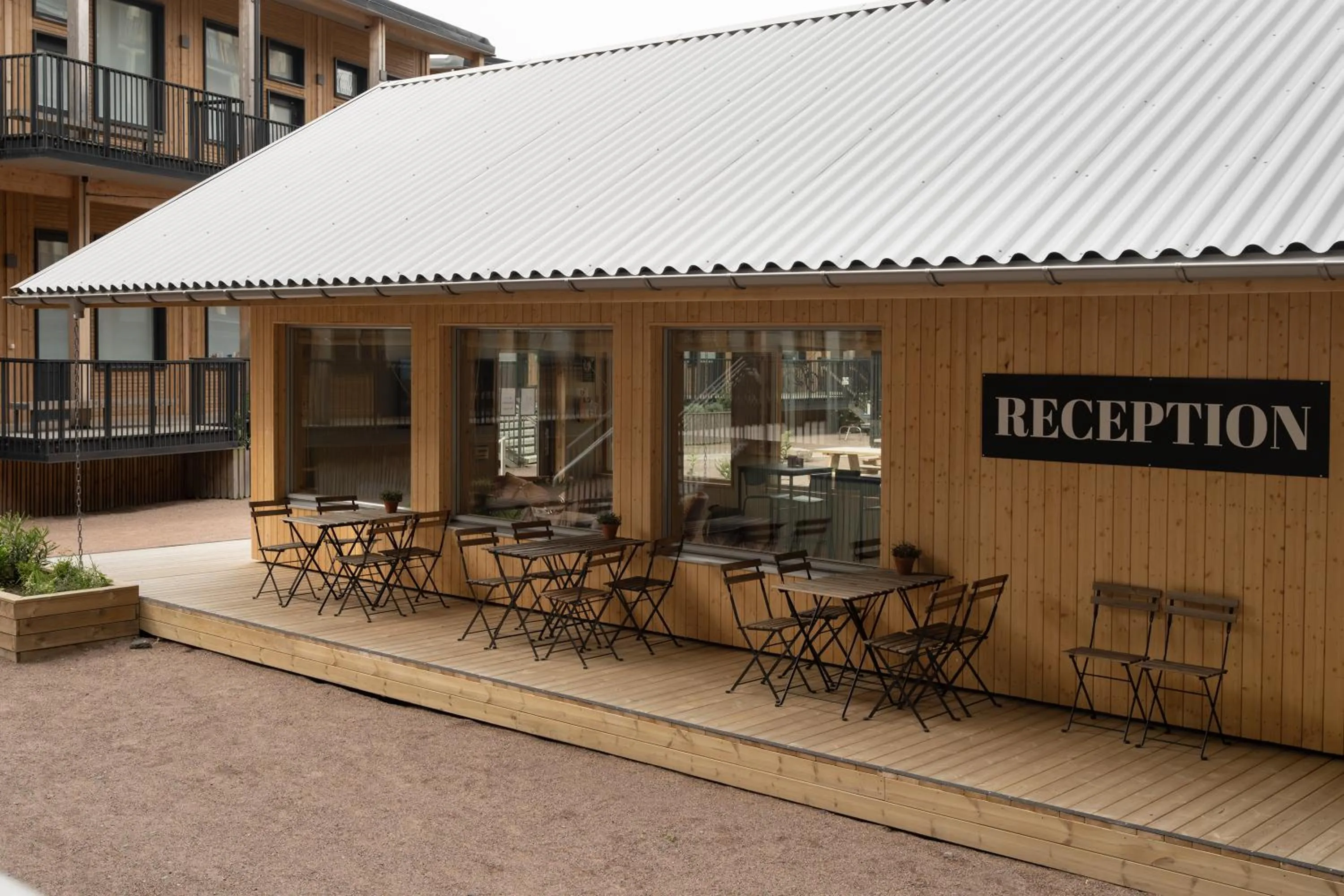 Lobby or reception in Waterfront Cabins