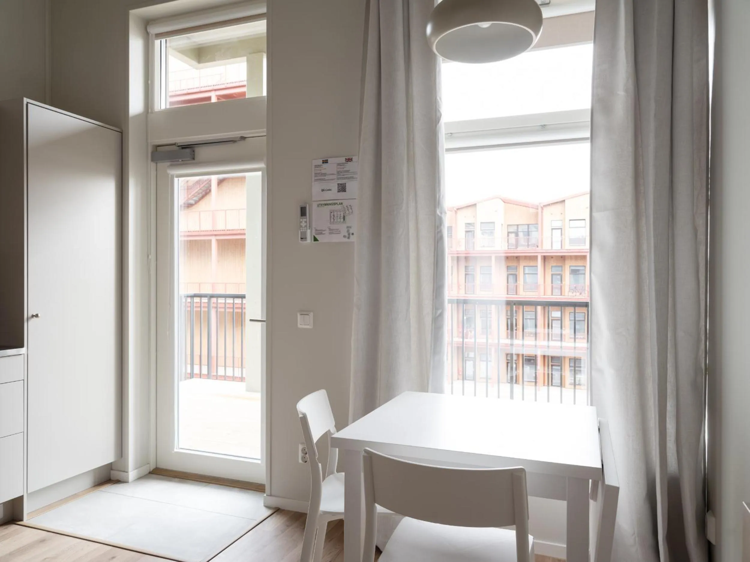 Living room in Waterfront Cabins