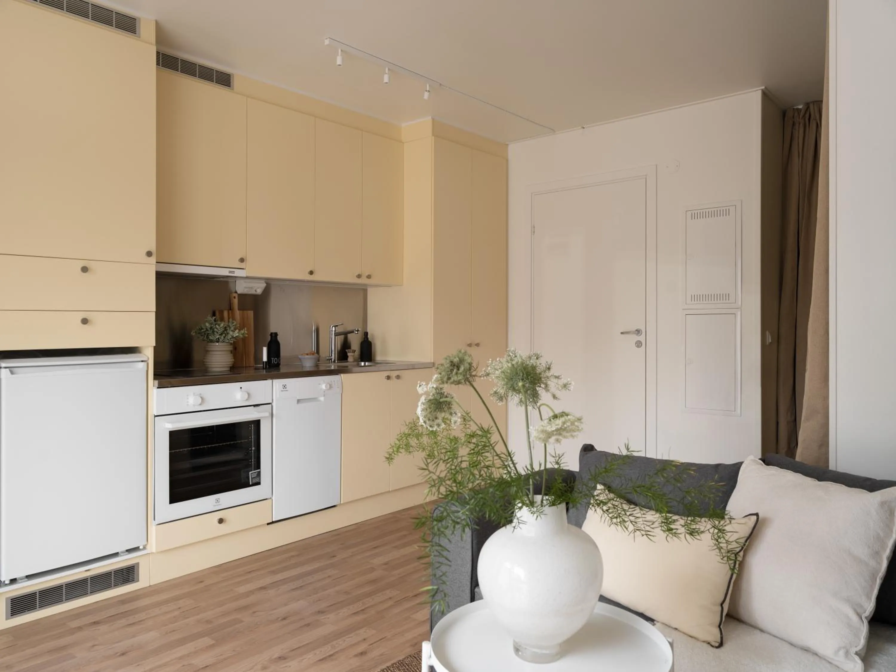 Living room in Waterfront Cabins