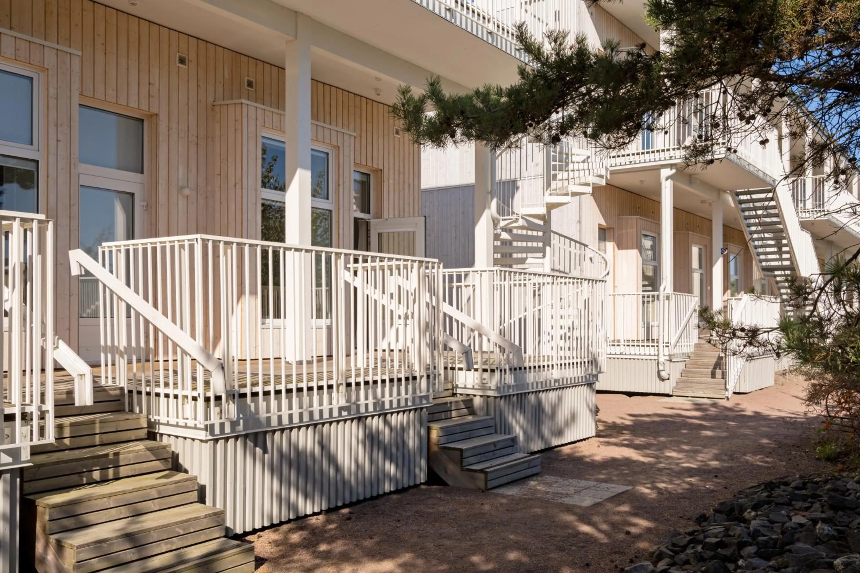Facade/entrance in Waterfront Cabins