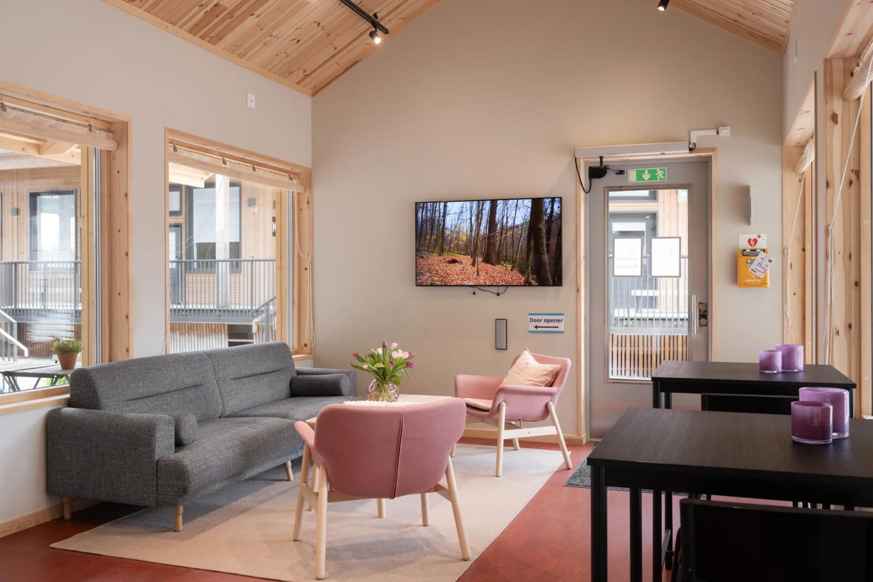 Lobby or reception in Waterfront Cabins