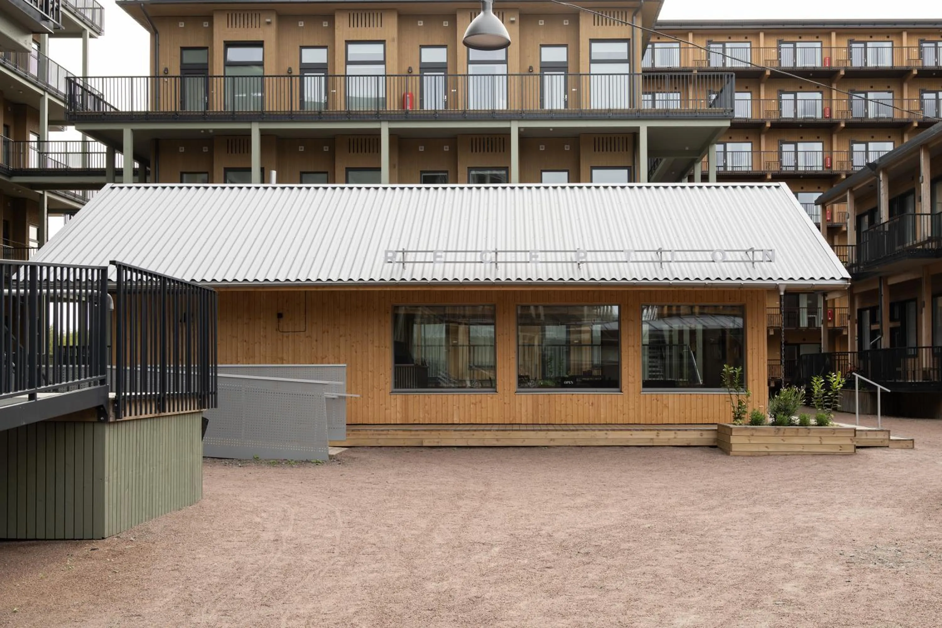 Lobby or reception in Waterfront Cabins
