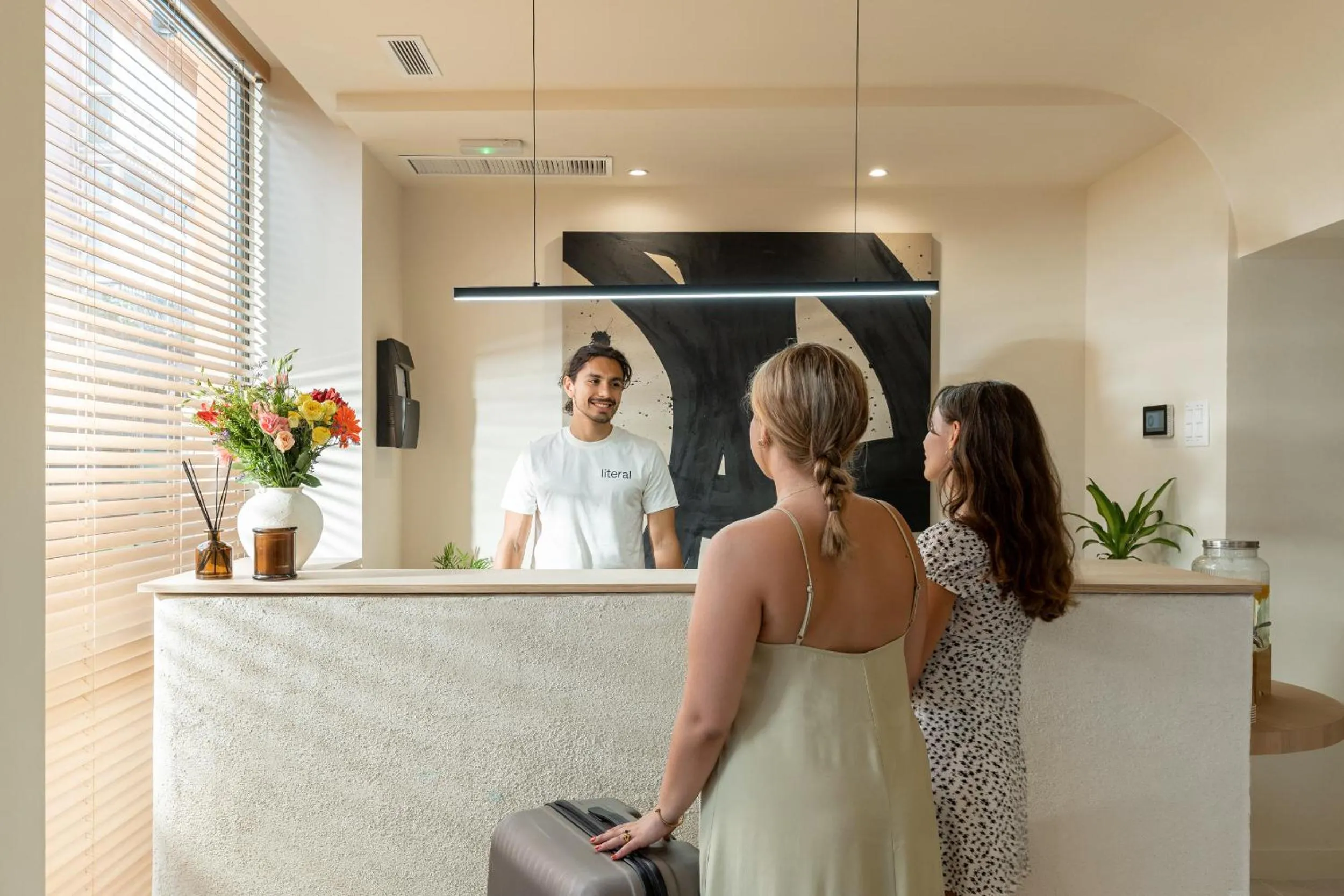 Staff in Literal Hostel
