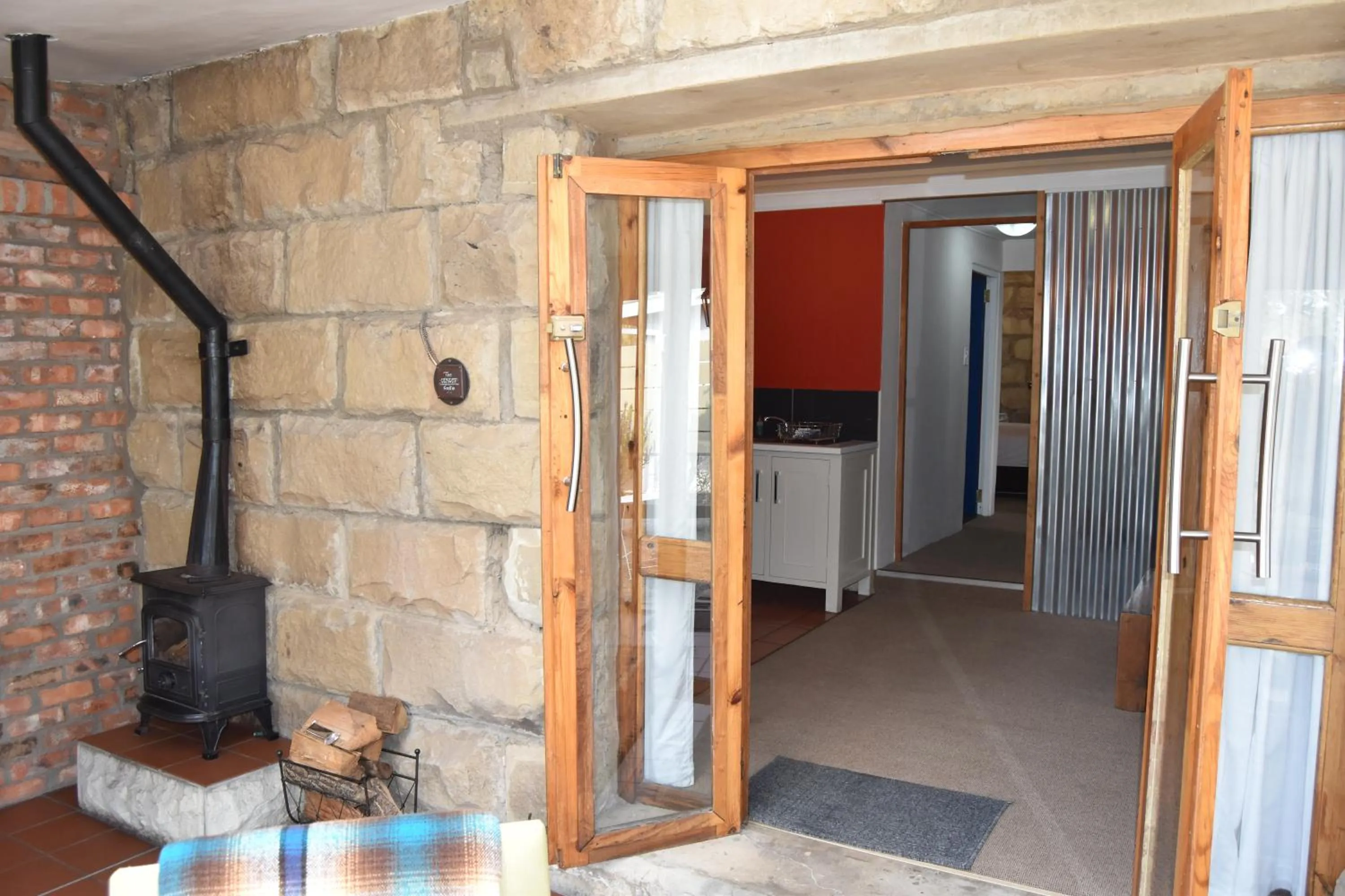 Facade/entrance in The Clarens Country House