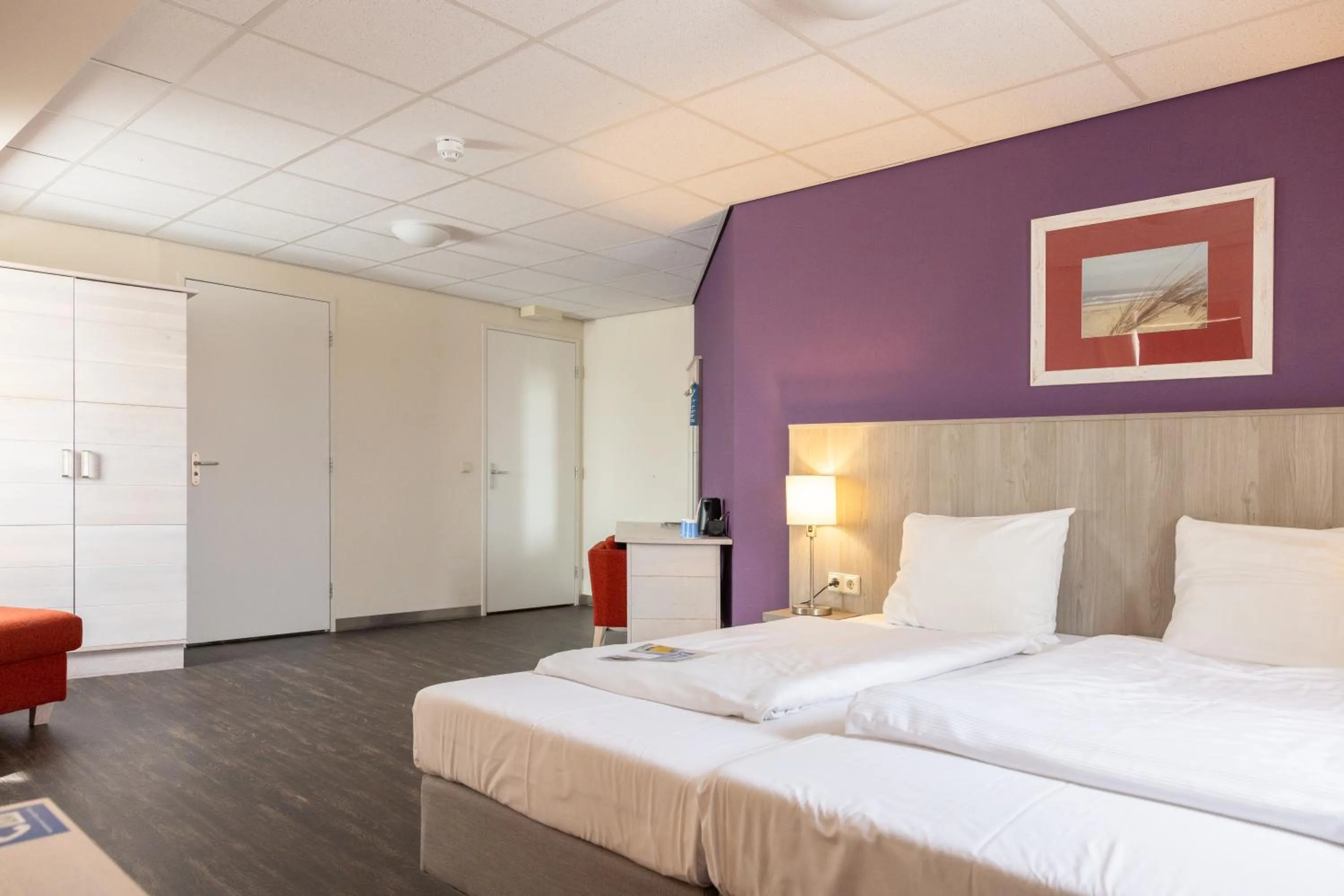 Bedroom, Bed in Fletcher Hotel - Restaurant de Cooghen