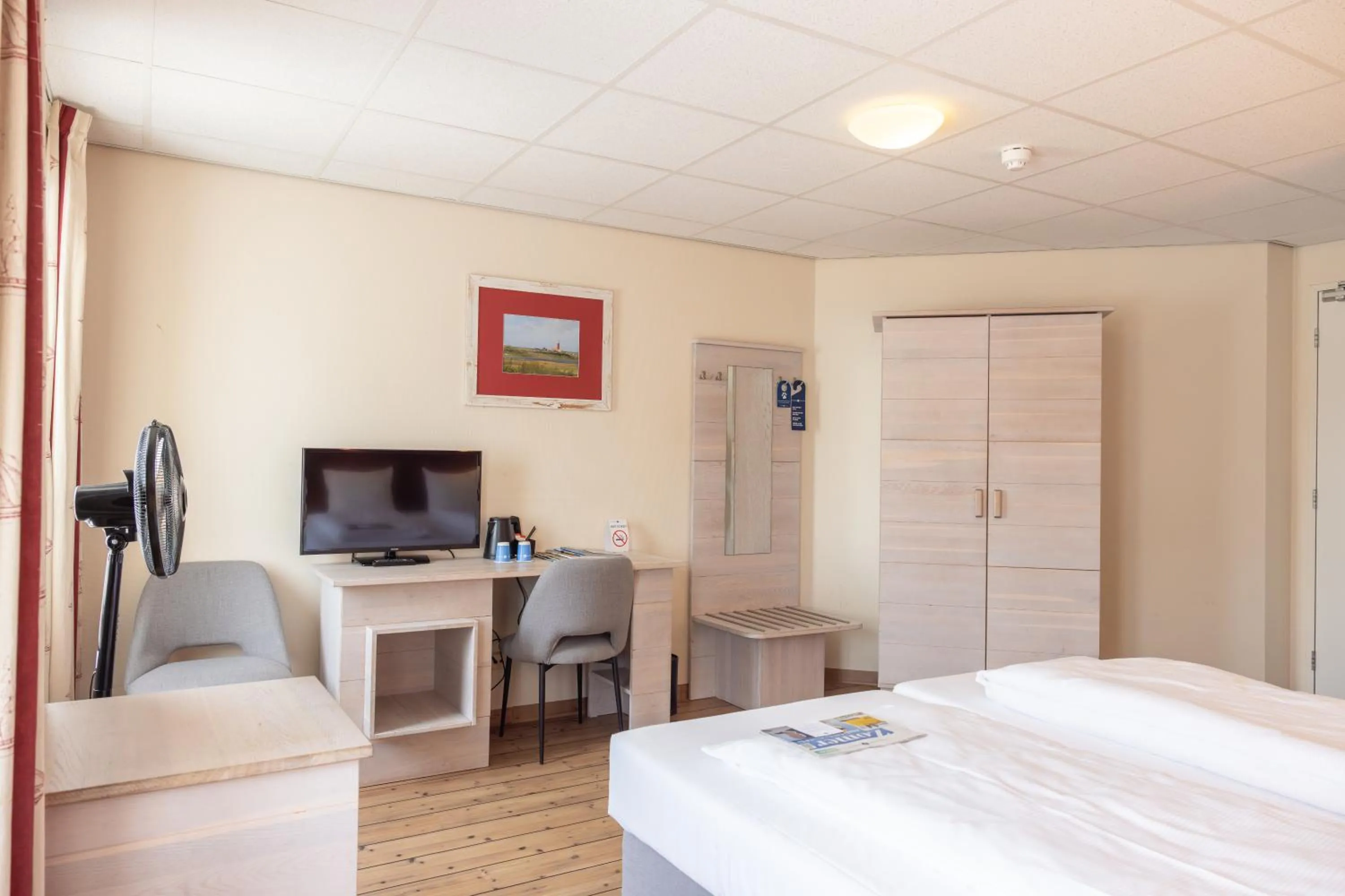 Bedroom, Bed in Fletcher Hotel - Restaurant de Cooghen