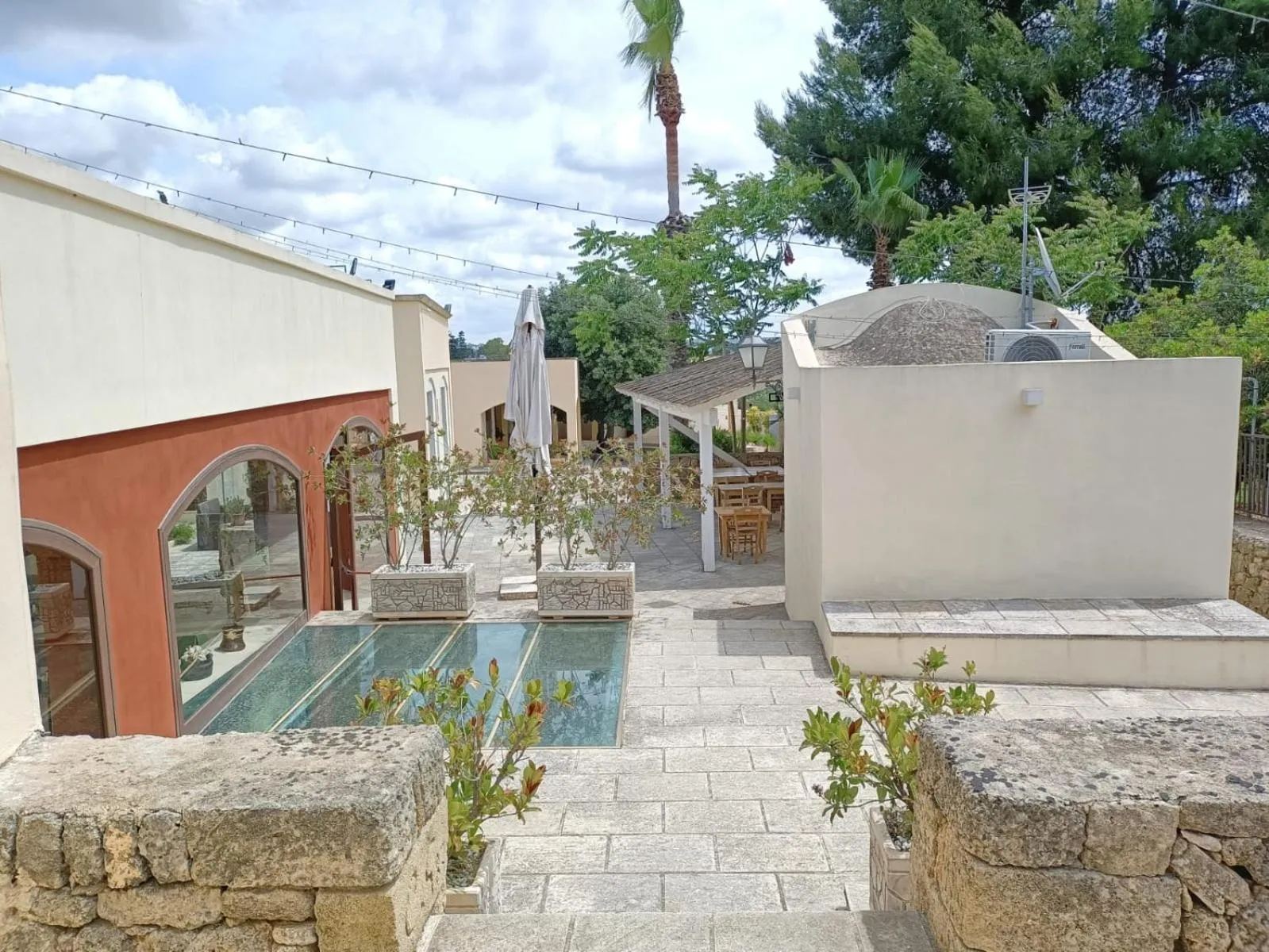 Balcony/Terrace in Agriturismo Il Trappeto