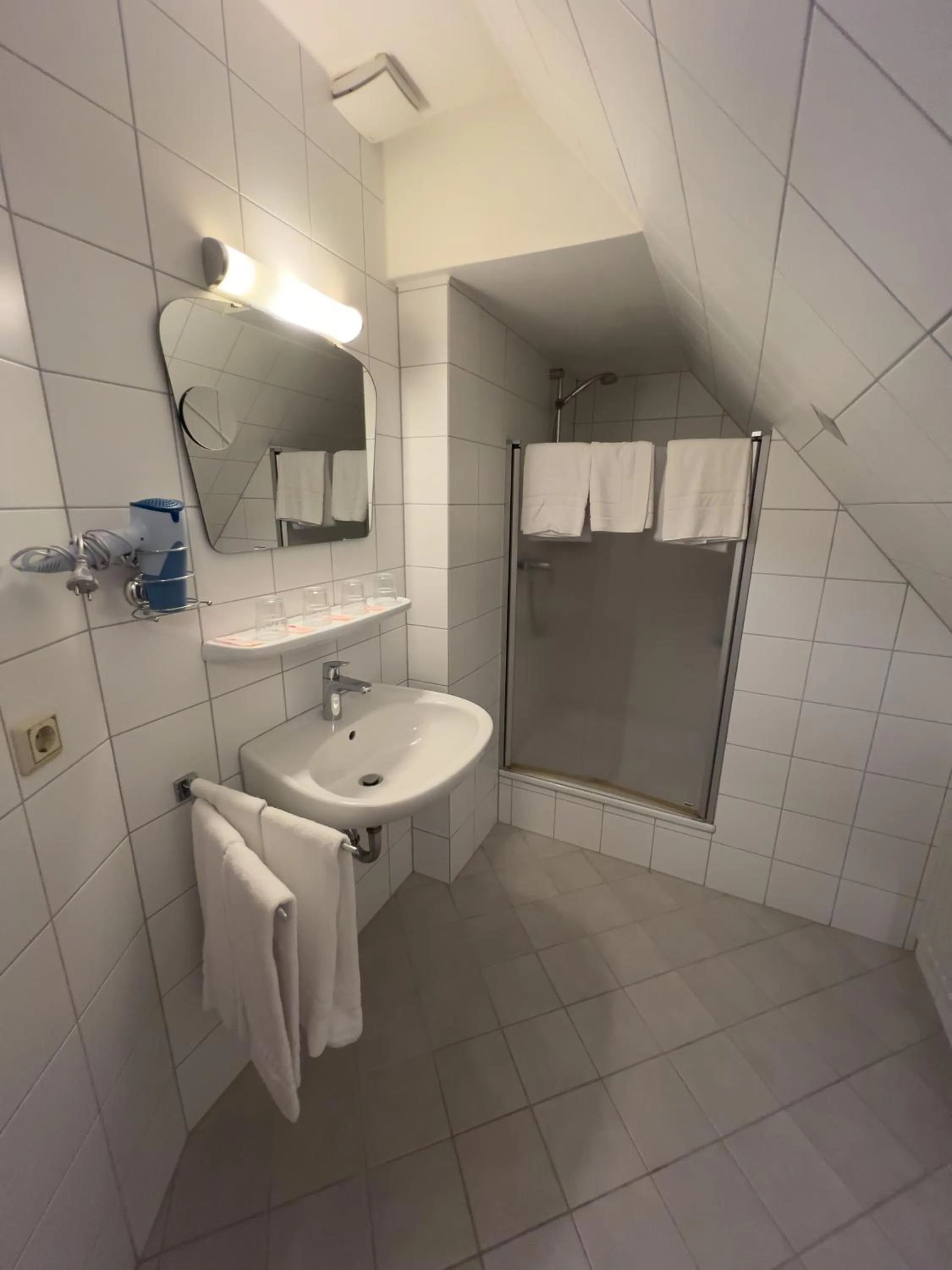 Shower in Hotel Haus Christel