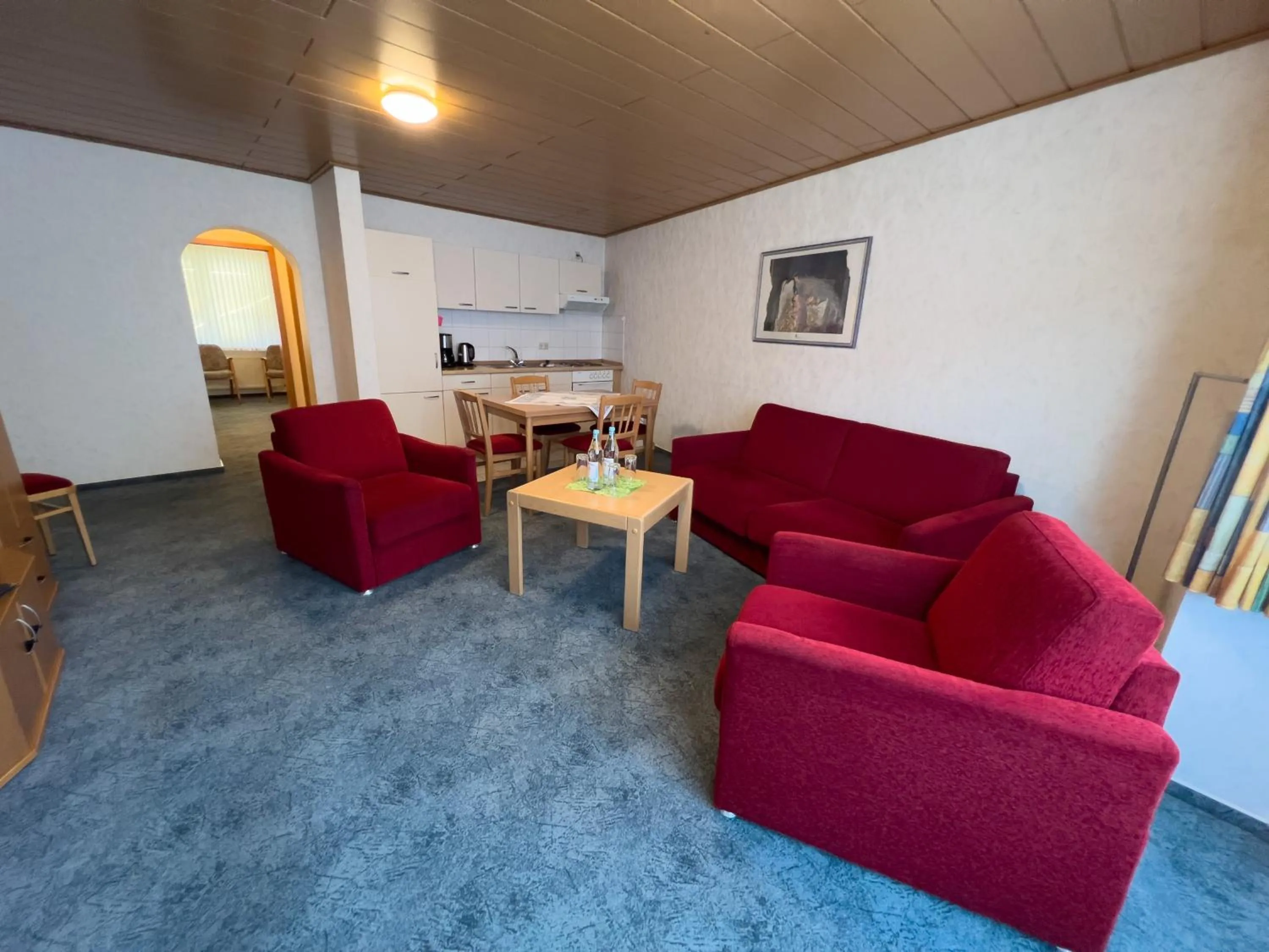 Kitchen or kitchenette in Hotel Haus Christel