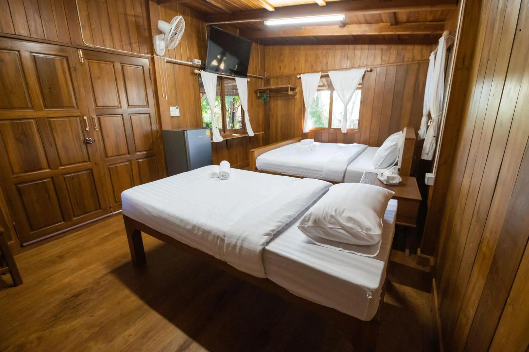Bed in Suk Sabai Homestay