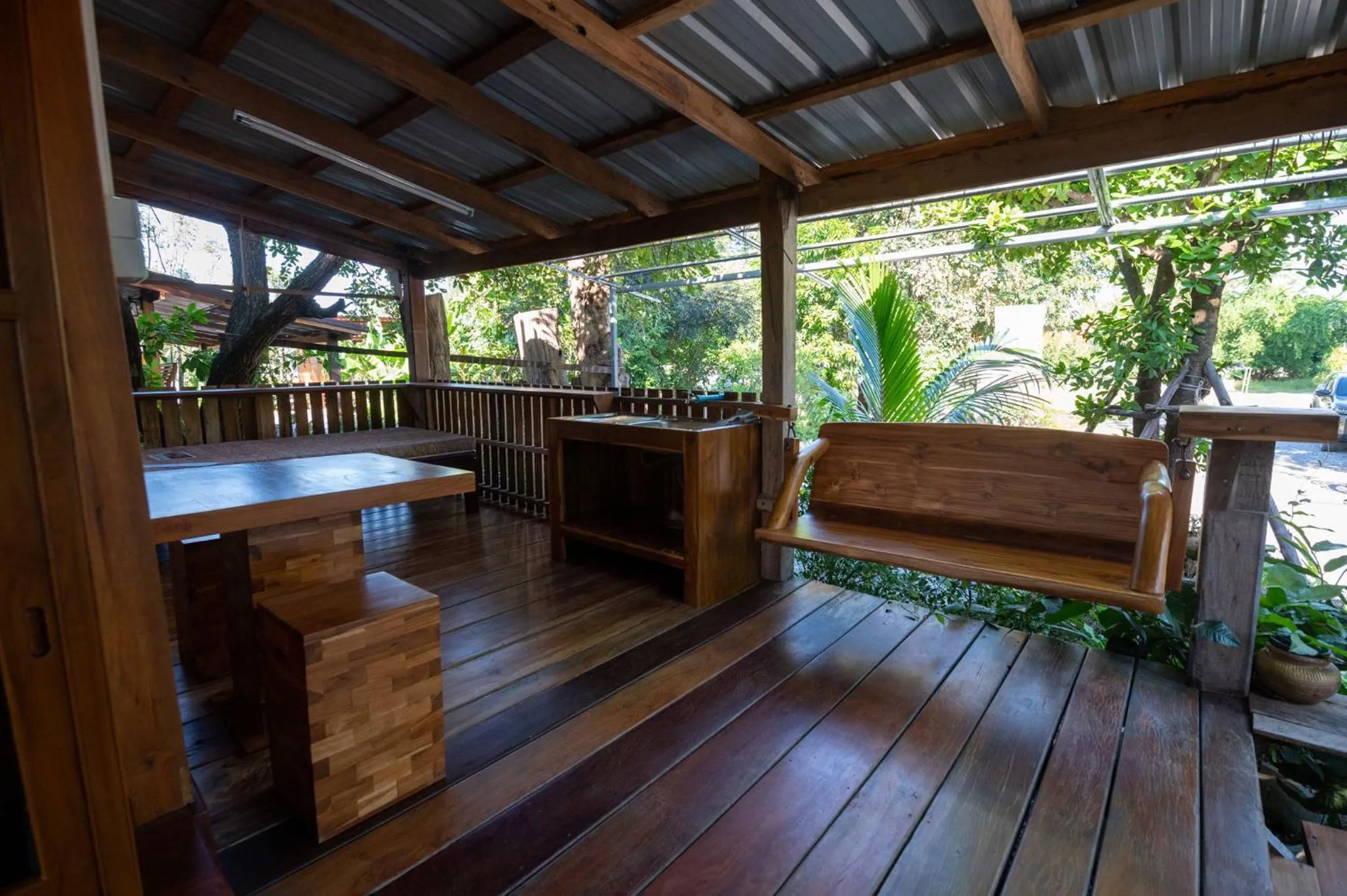 Garden in Suk Sabai Homestay