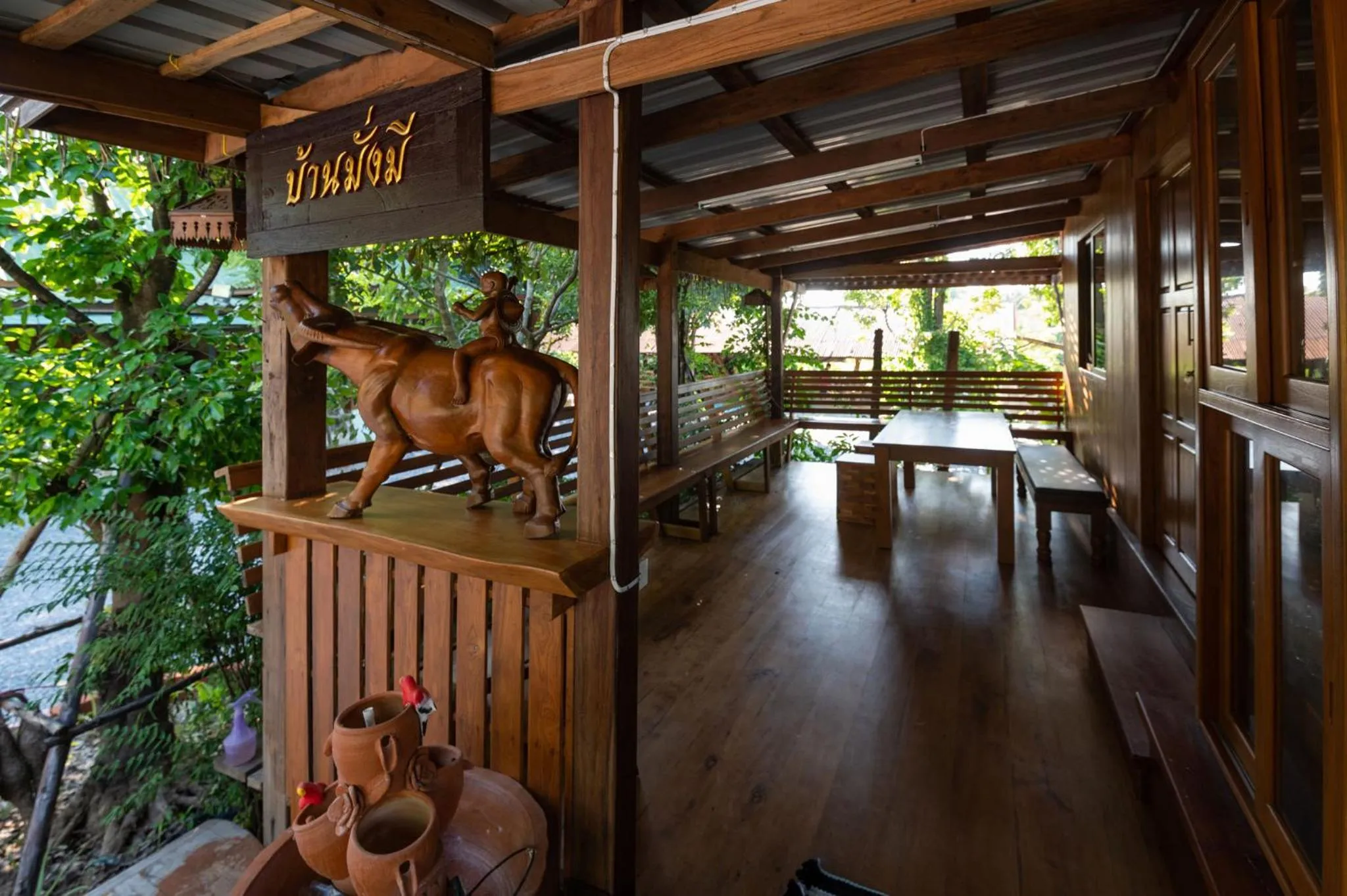 Balcony/Terrace in Suk Sabai Homestay
