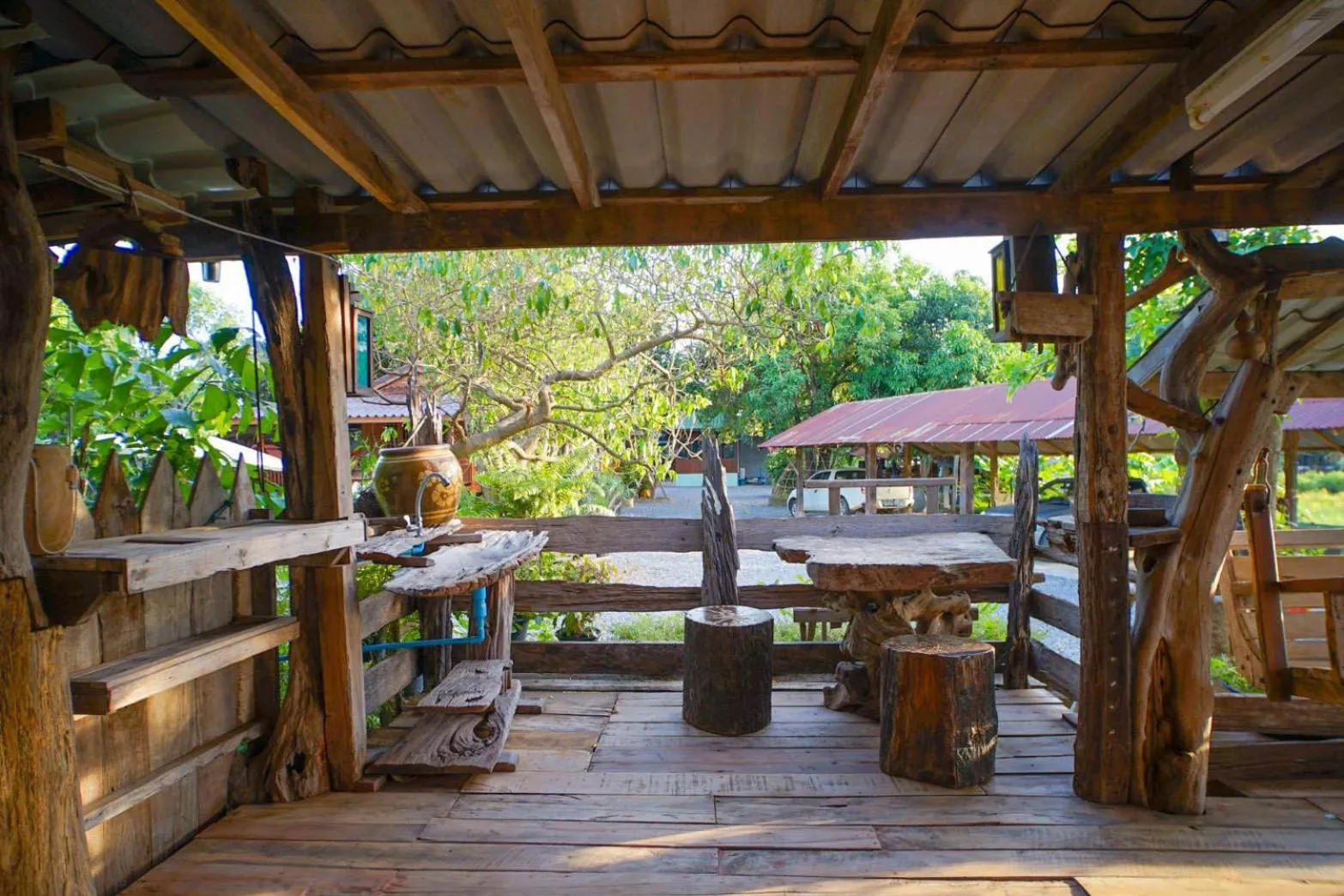 Balcony/Terrace in Suk Sabai Homestay