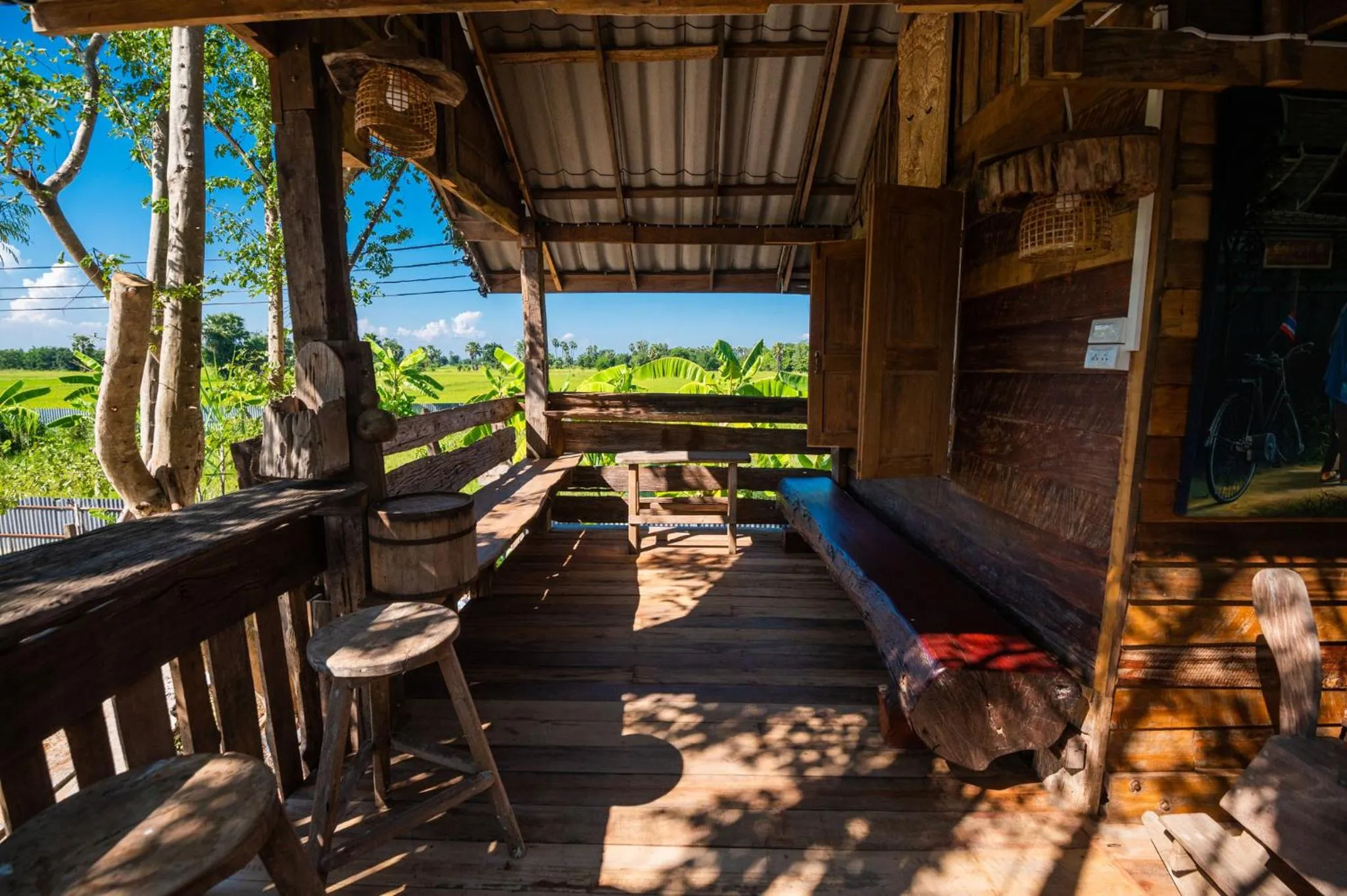 Patio in Suk Sabai Homestay