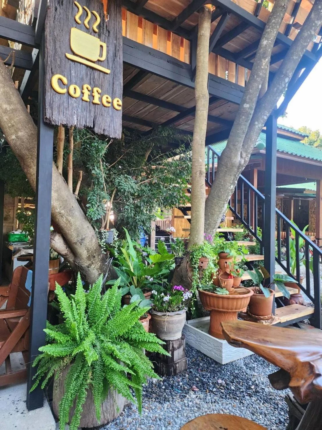 Balcony/Terrace in Suk Sabai Homestay