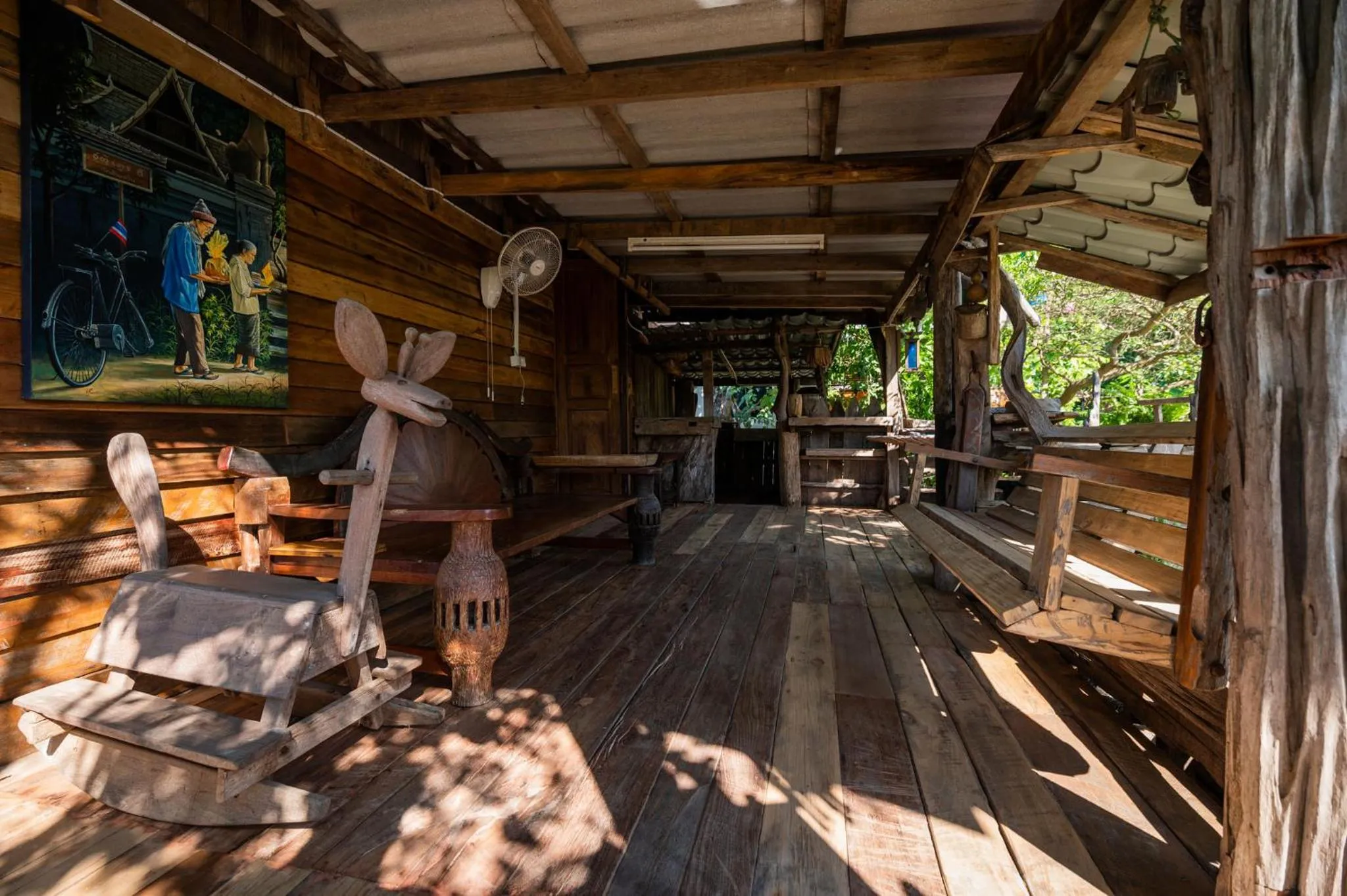 Balcony/Terrace in Suk Sabai Homestay