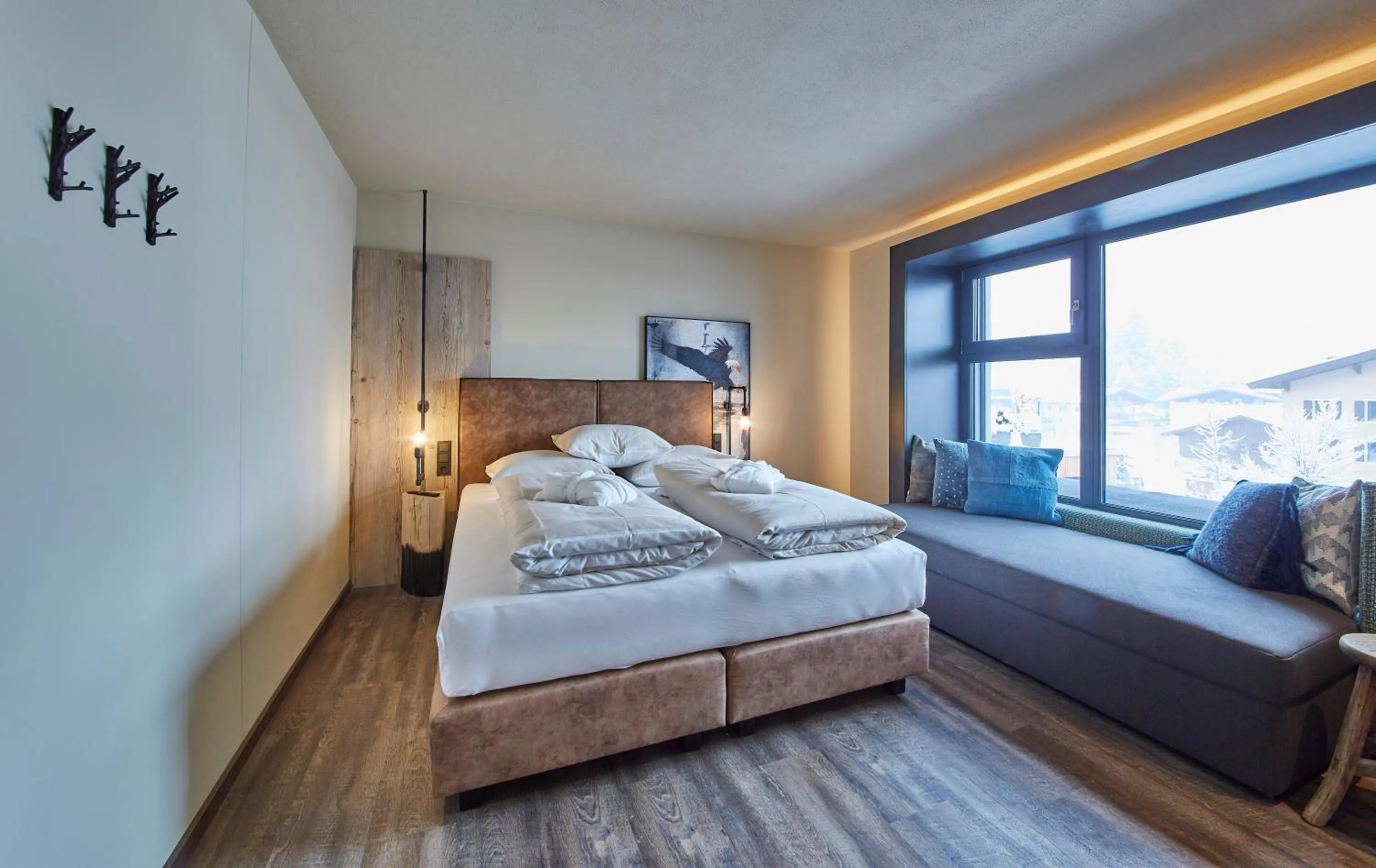 Photo of the whole room, Bed in THOMSN Central Hotel & Appartements