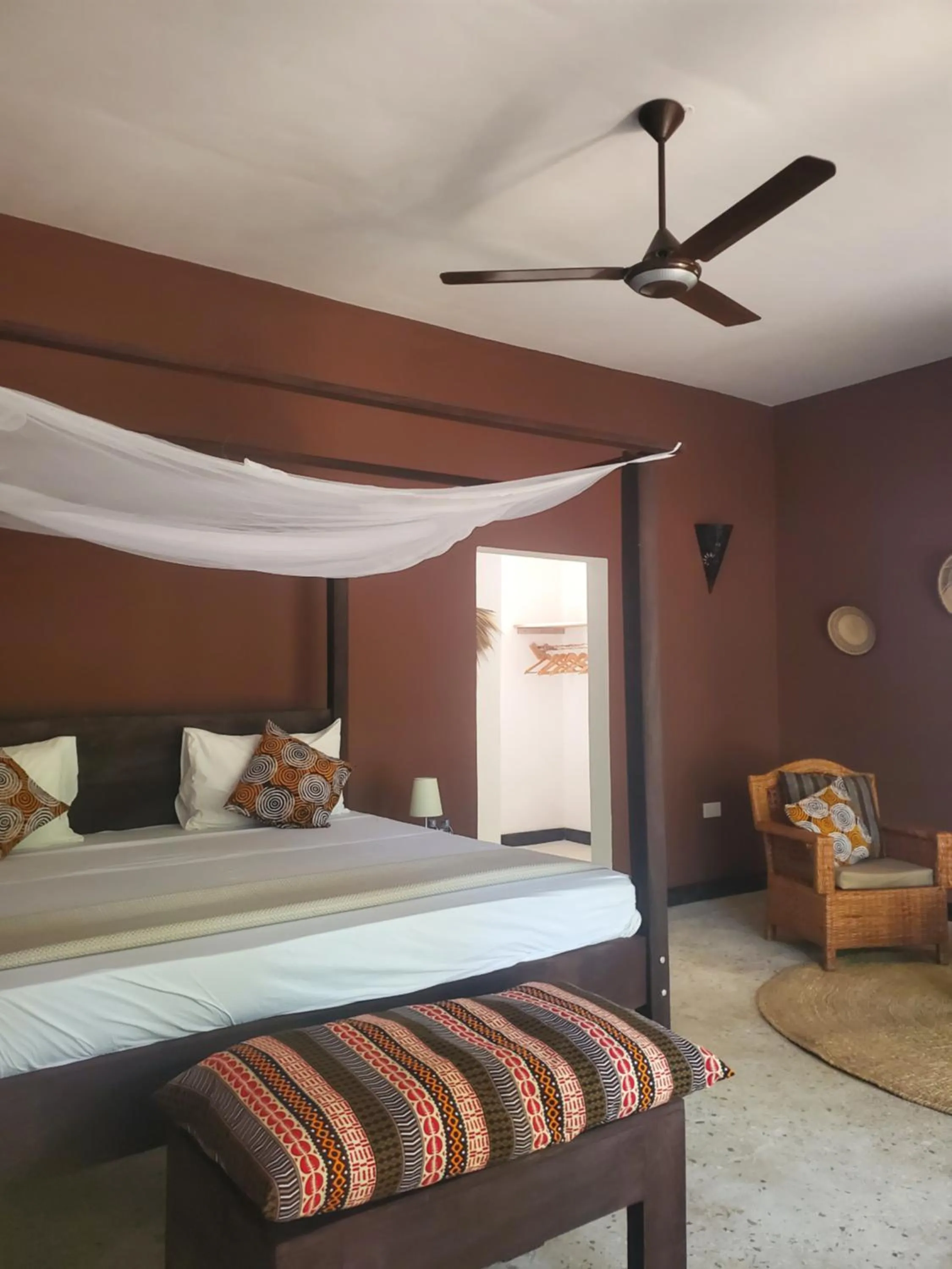 Bed in Promised Land Lodge