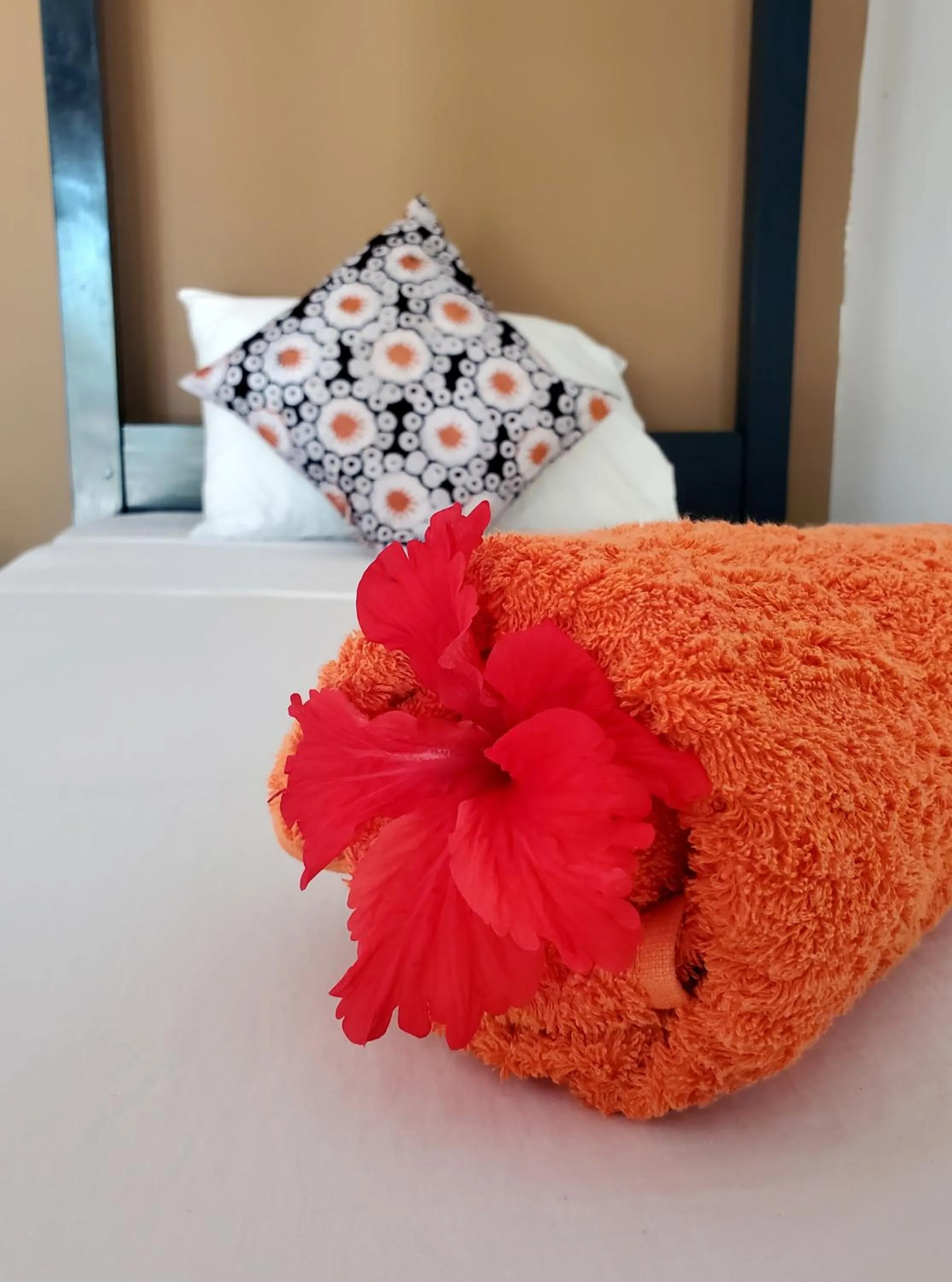 Bed in Promised Land Lodge