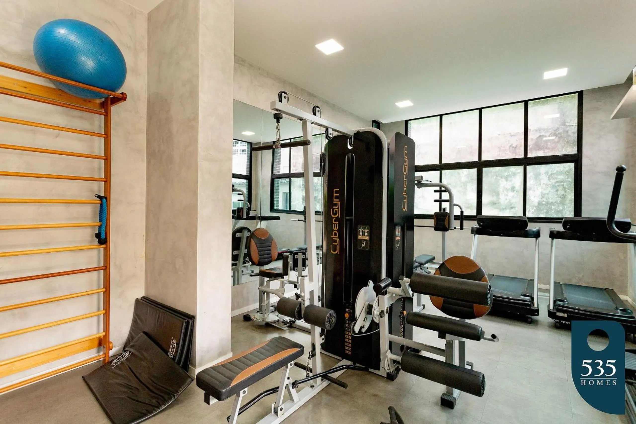 Fitness centre/facilities in Lindo e aconchegante com vista panorâmica na Barra