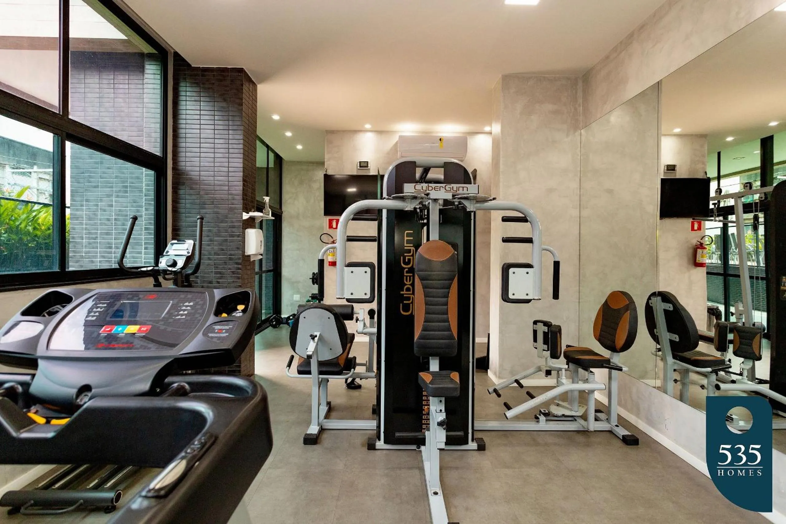 Fitness centre/facilities in Lindo e aconchegante com vista panorâmica na Barra